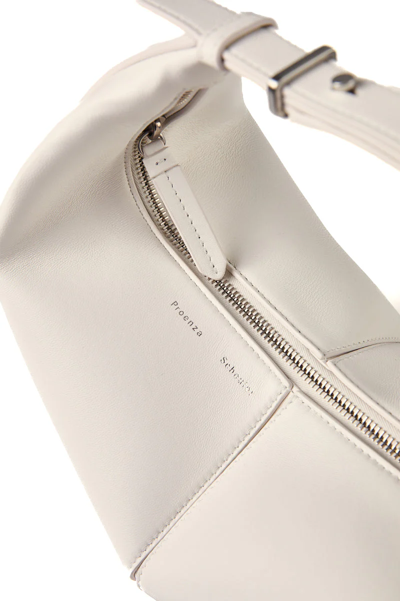 Proenza Schouler Slide Leather Shoulder Bag - White - Image 6