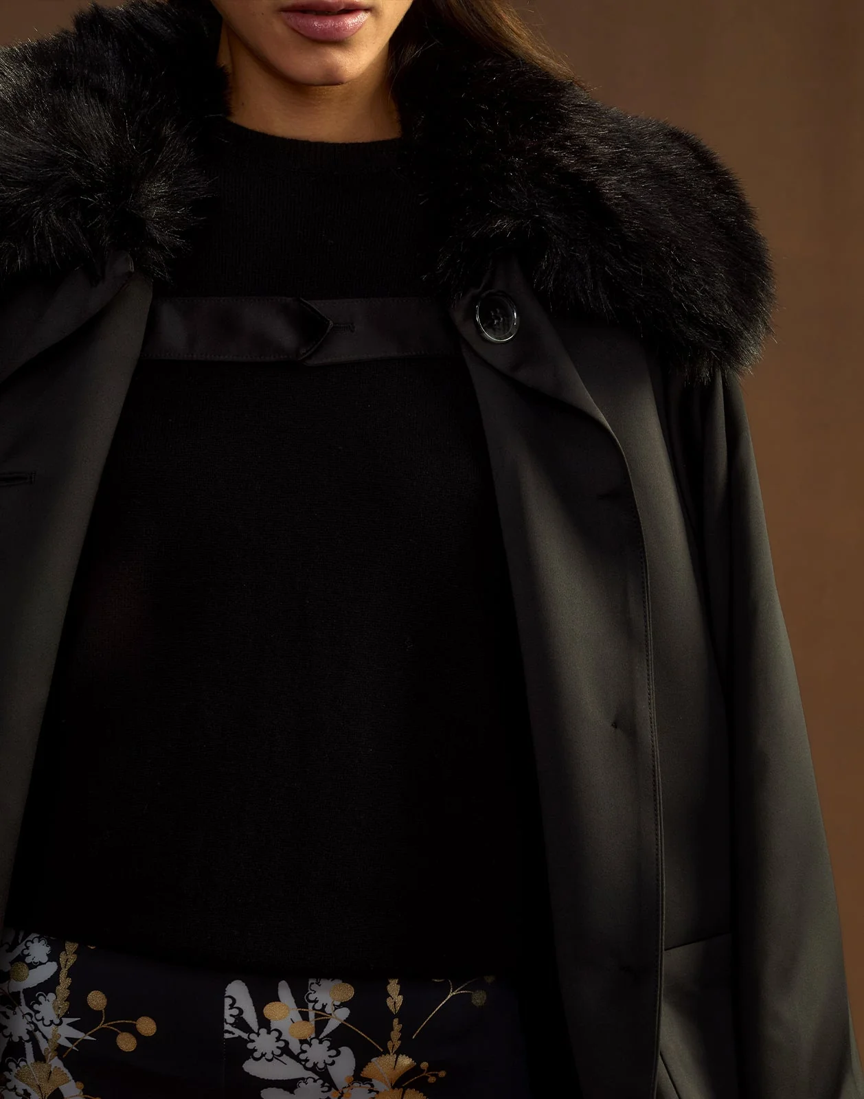 Cynthia Rowley Polished Coat - Black - Image 4