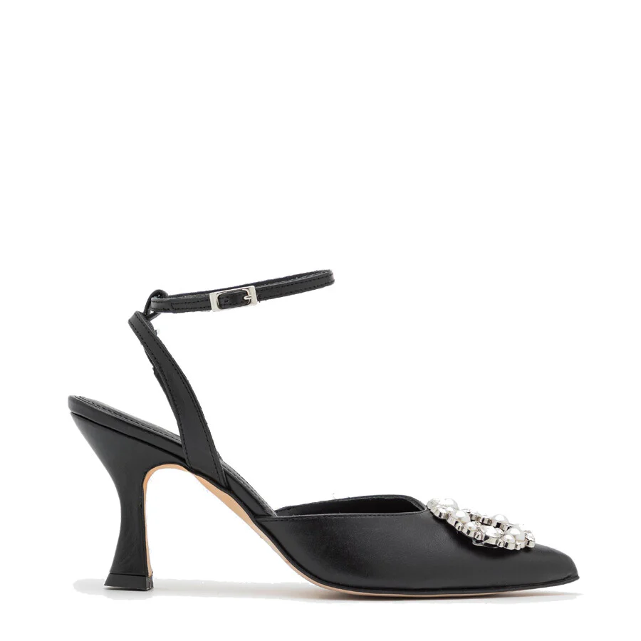 Alohas Cinderella Crystal Pumps - Crystal Black - Image 2