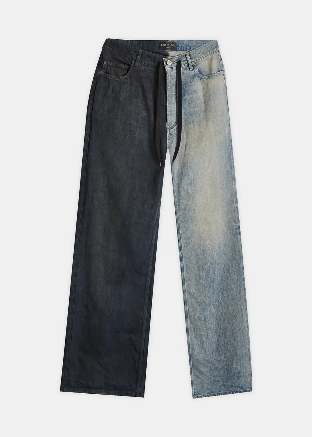 Balenciaga Fifty-Fifty Pants - Heather Grey/Outback Blue - Image 5