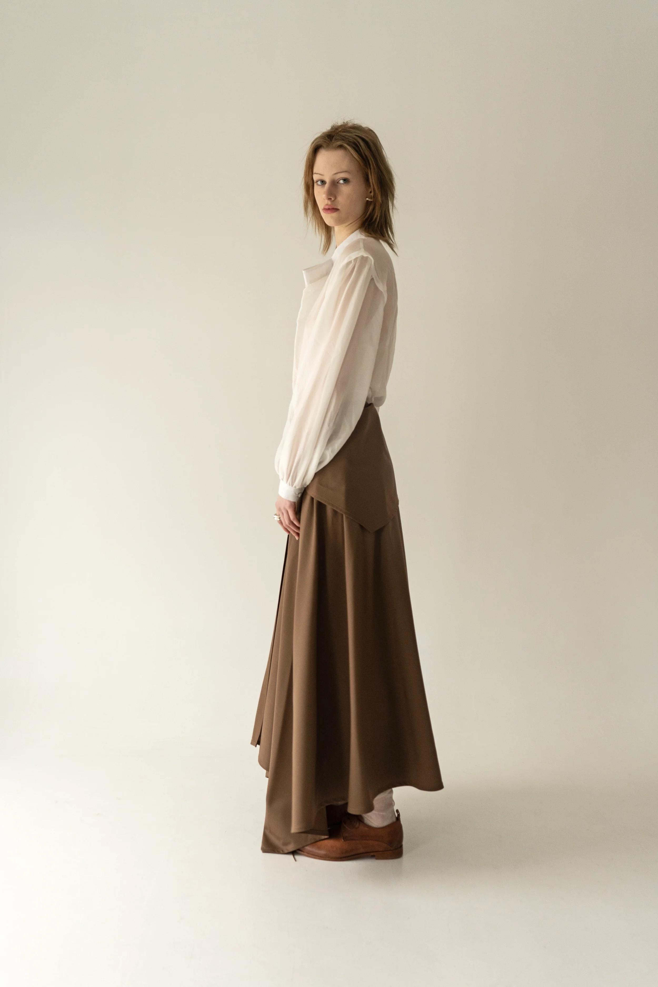 KM by LANGE Palianytsia Skirt - Brown - Image 5