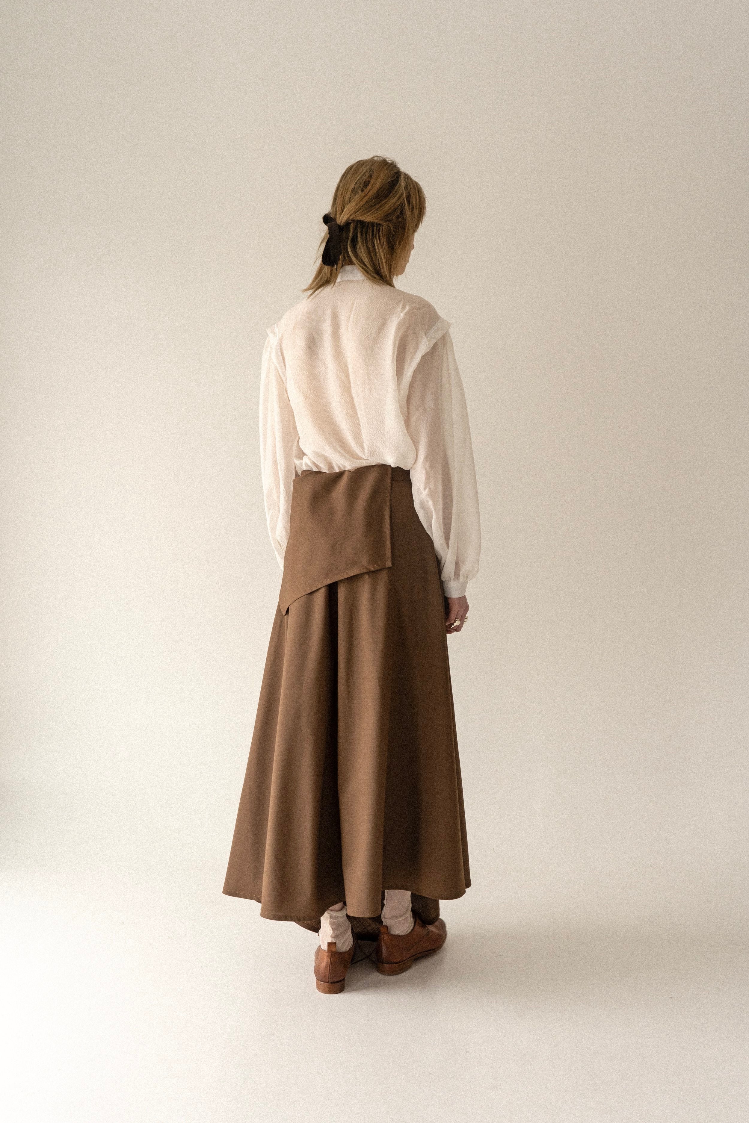 KM by LANGE Palianytsia Skirt - Brown - Image 9