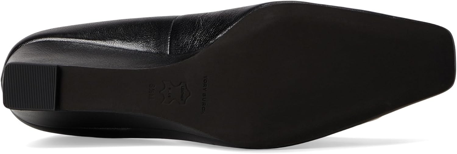 Tory Burch Georgia 55mm Leather Wedge - Perfect Black - Image 3