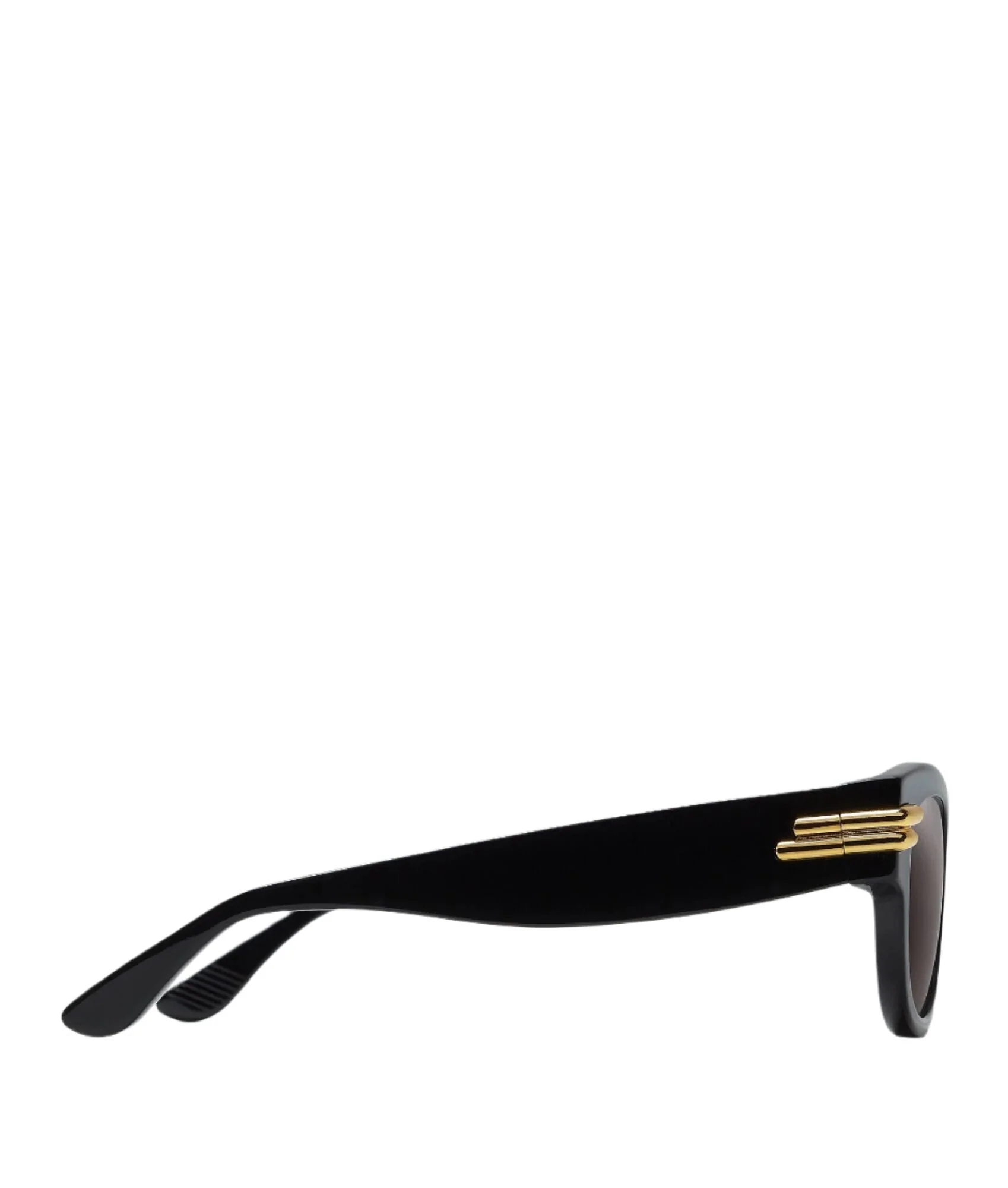 BOTTEGA VENETA Mitre Oval Sunglasses - Black/Grey - Image 2