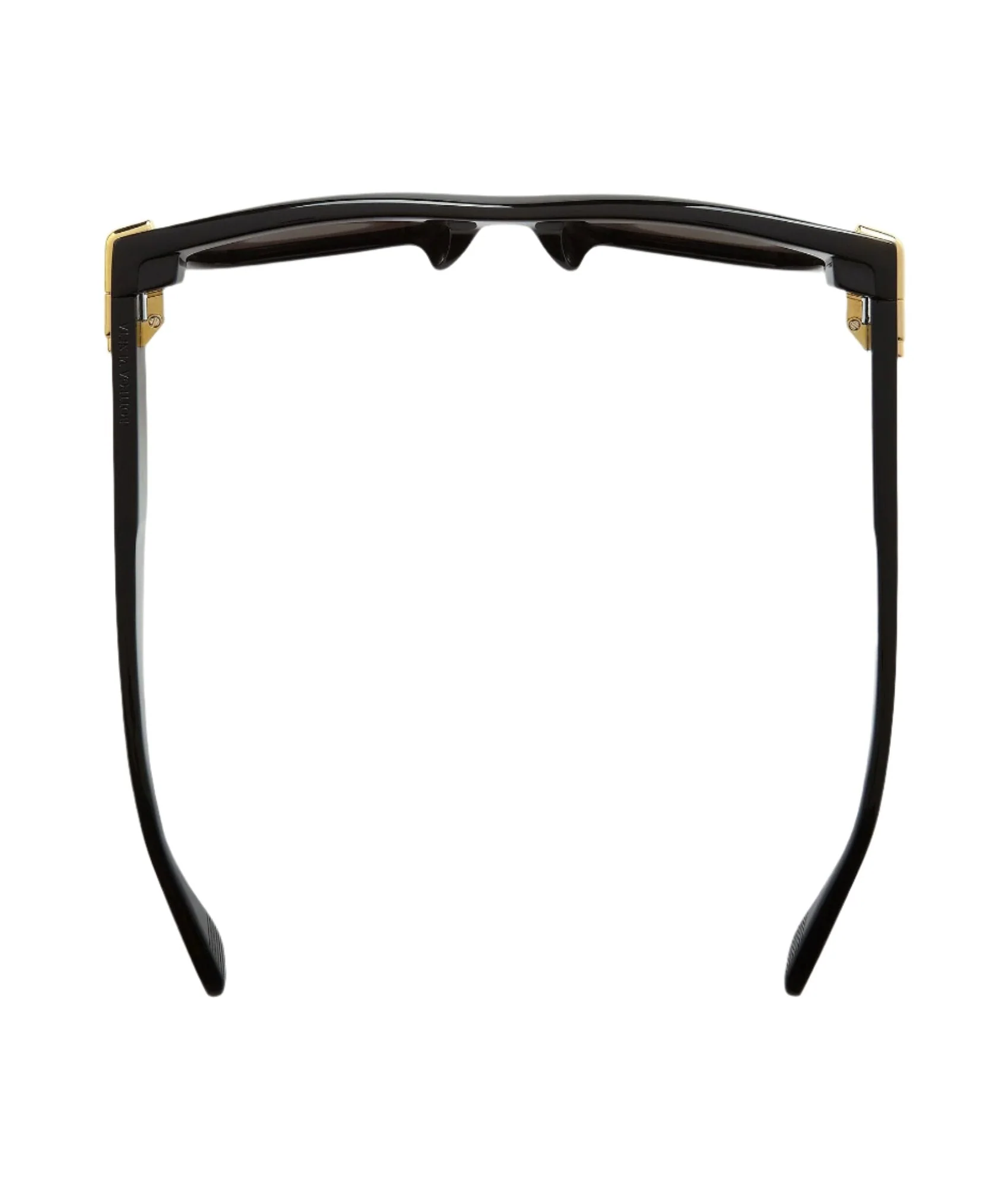BOTTEGA VENETA Mitre Oval Sunglasses - Black/Grey - Image 3