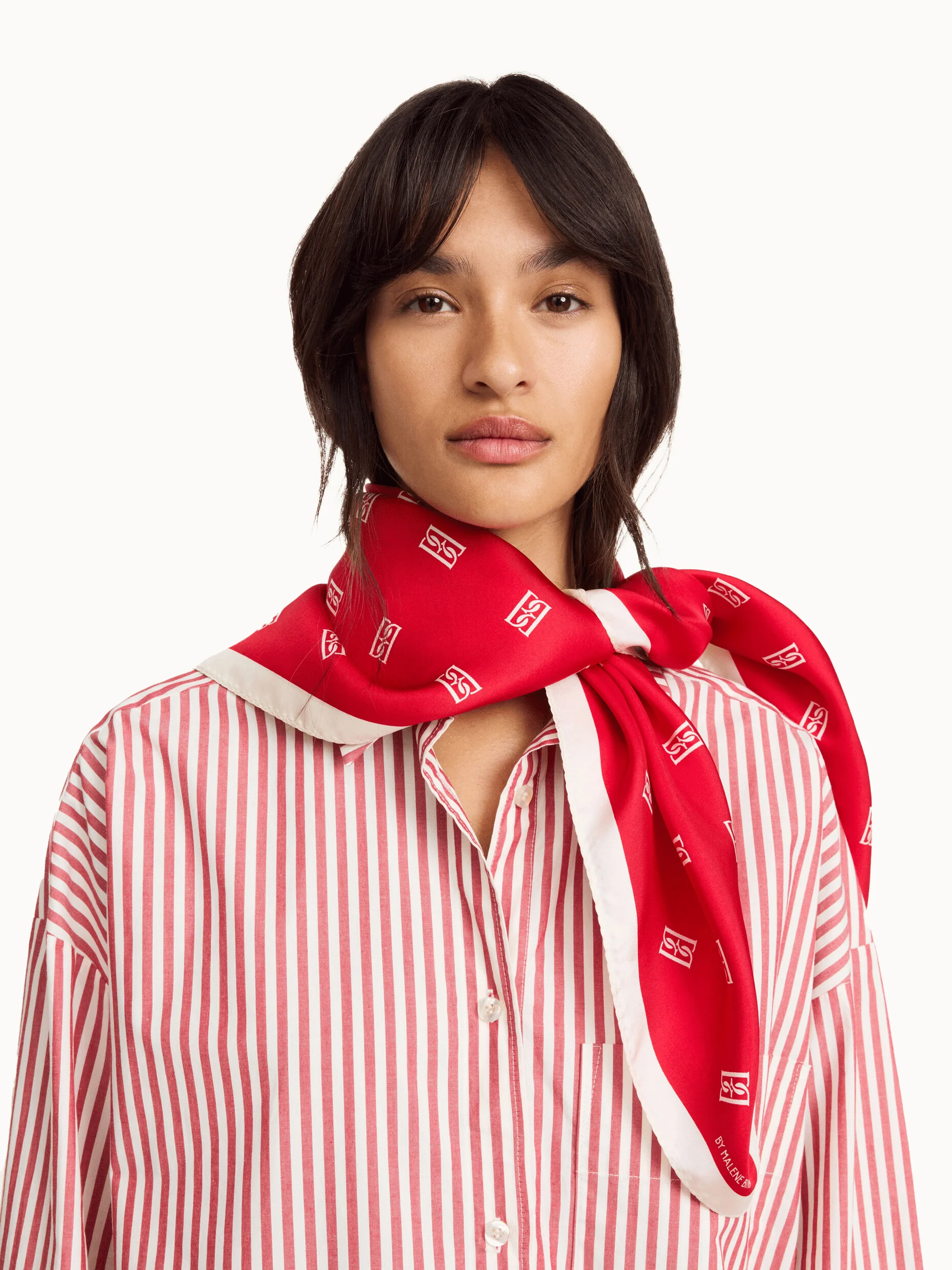 By Malene Birger Monnas Silk Scarf - Image 2