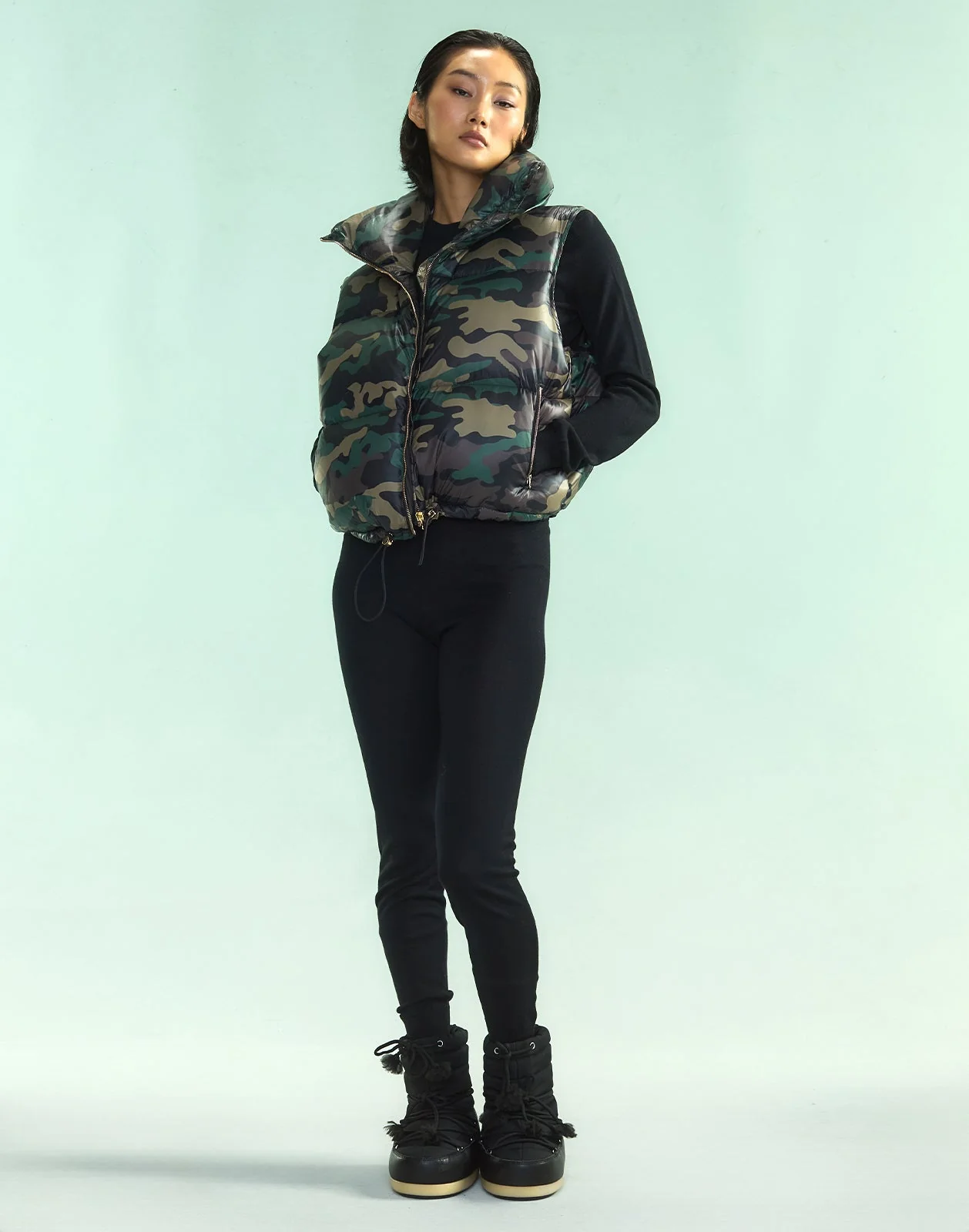 Cynthia Rowley Aspen Knit Jogger - Black - Image 5