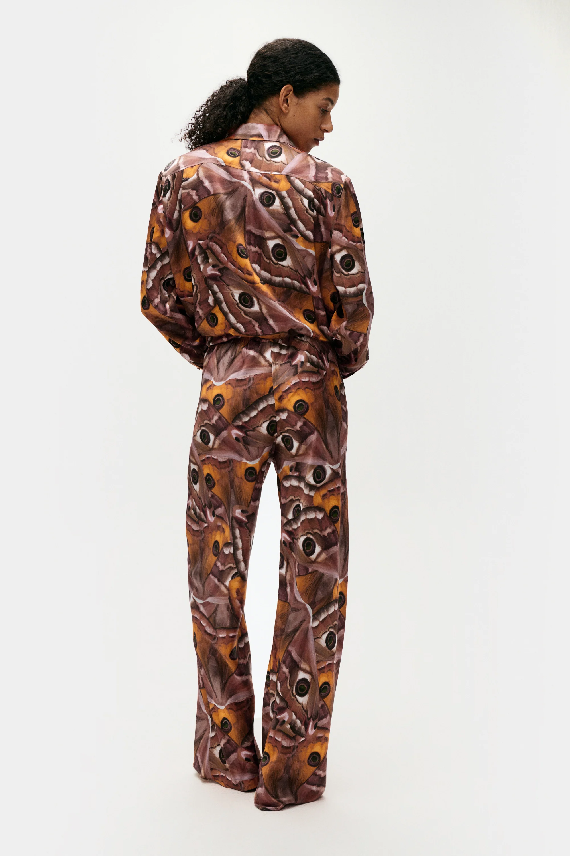 Silk Laundry Bias Cut Pants - Wingspan - Image 3