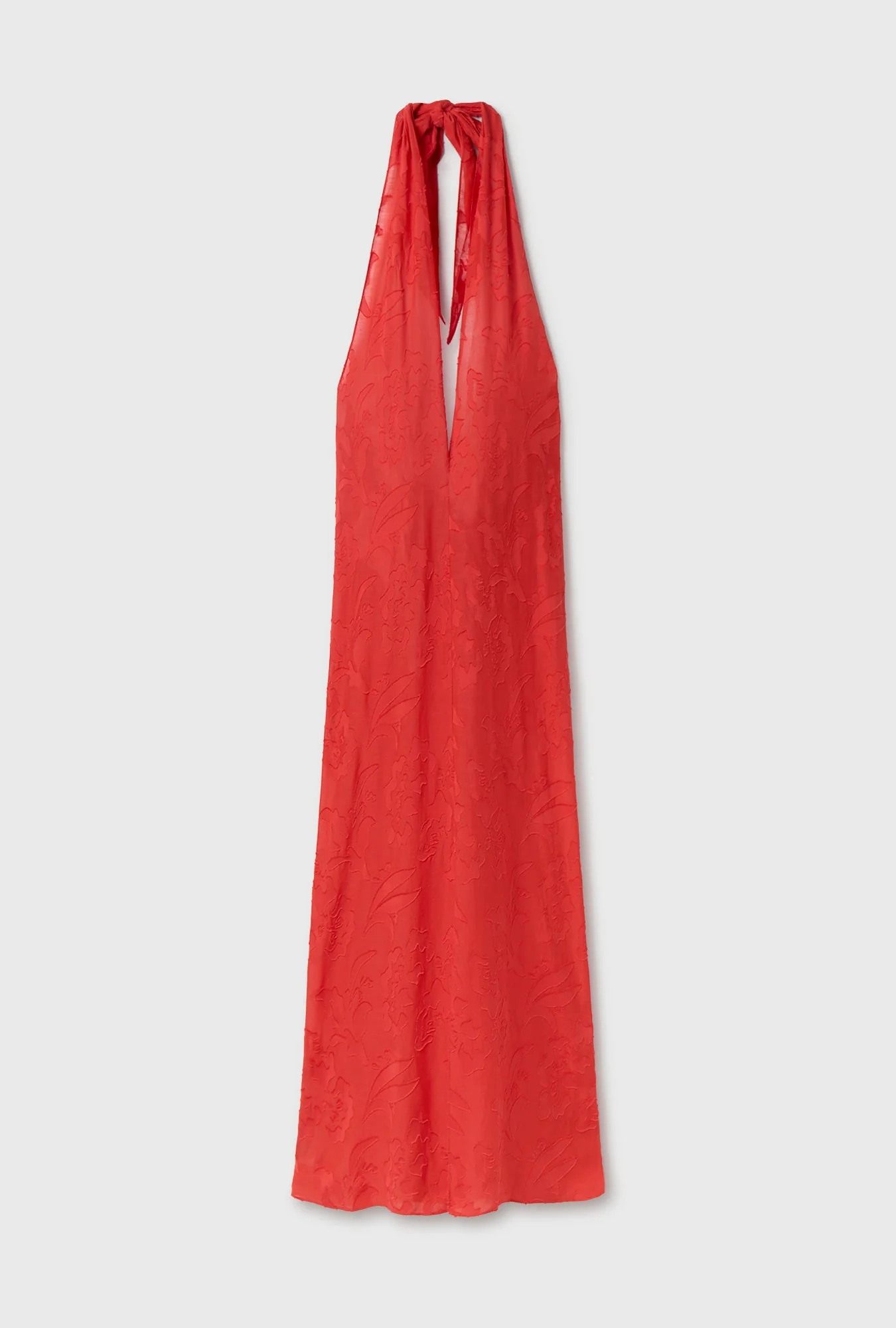 Silk Laundry Clip Silk Wrap Skirt - Geranium - Image 6