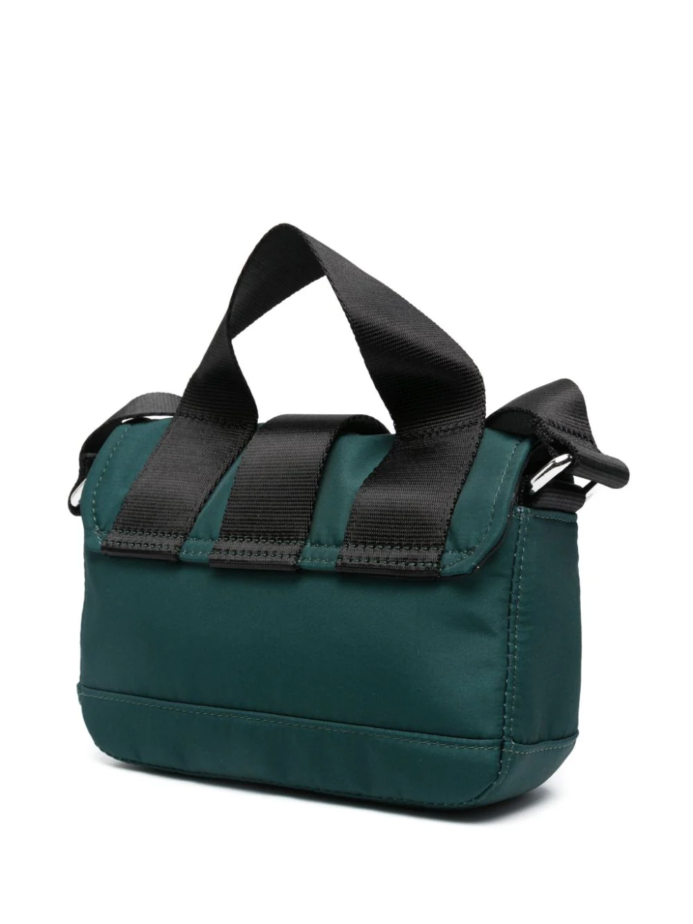 Ganni Recycled Tech Mini Satchel - Forest Night - Image 5