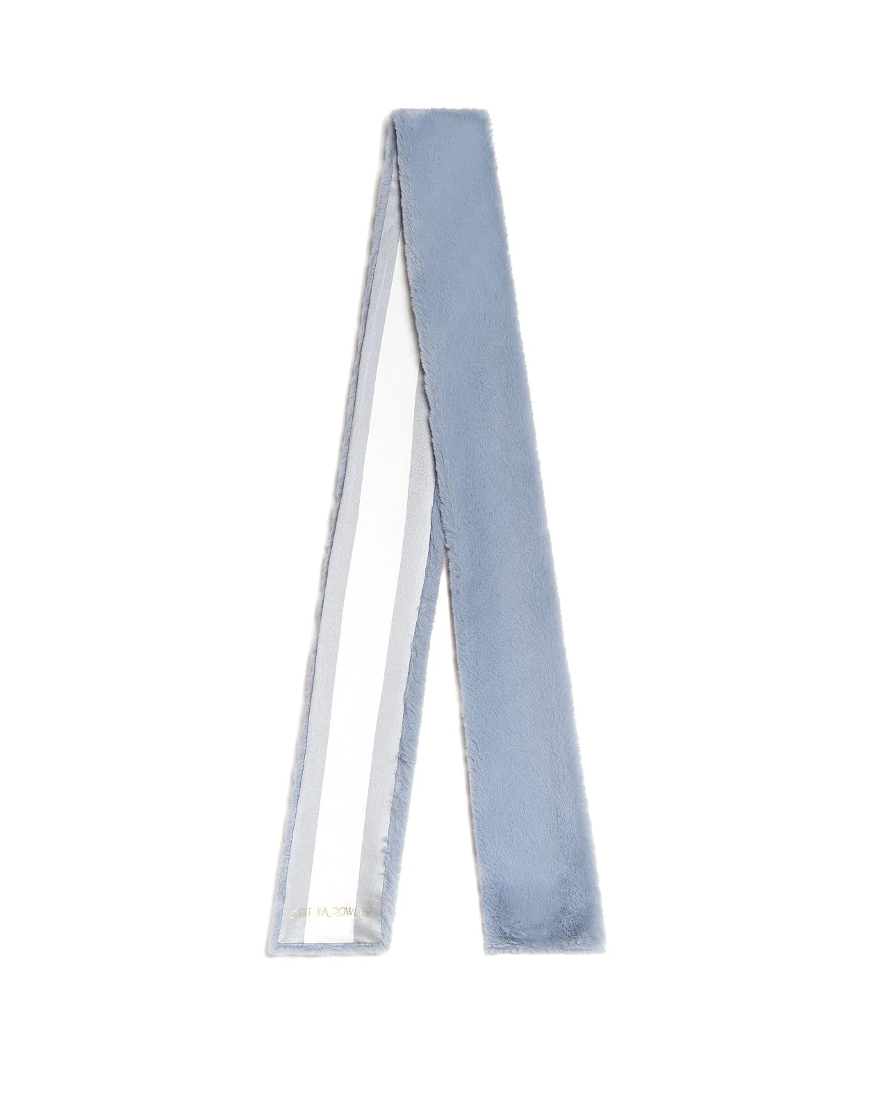 Cynthia Rowley Out East Faux Fur Silk Scarf - Image 4