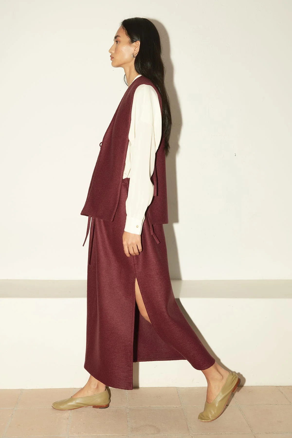 Datura Nova Skirt - Burgundy - Image 4