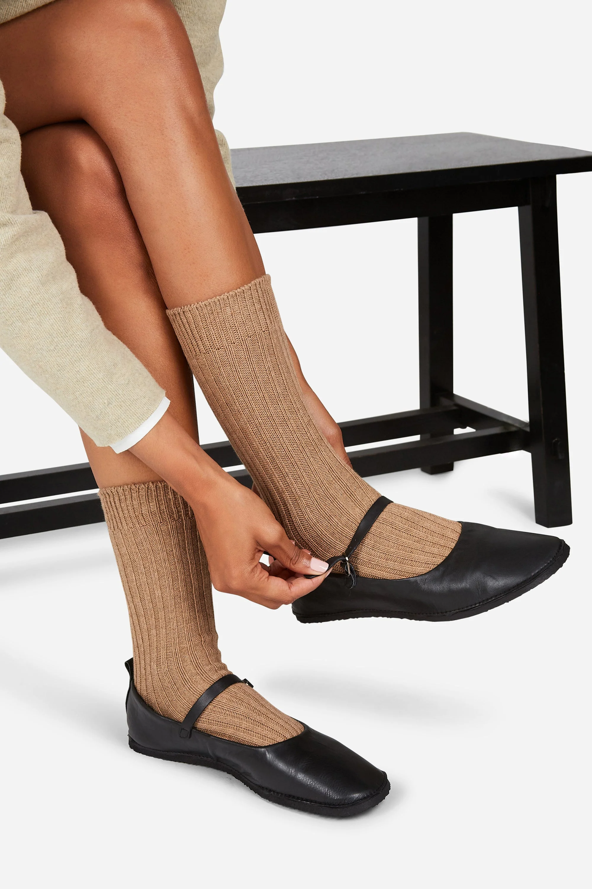 "INTENTIONALLY __________." Nicolette Mary Jane Ballet Flat - Image 2