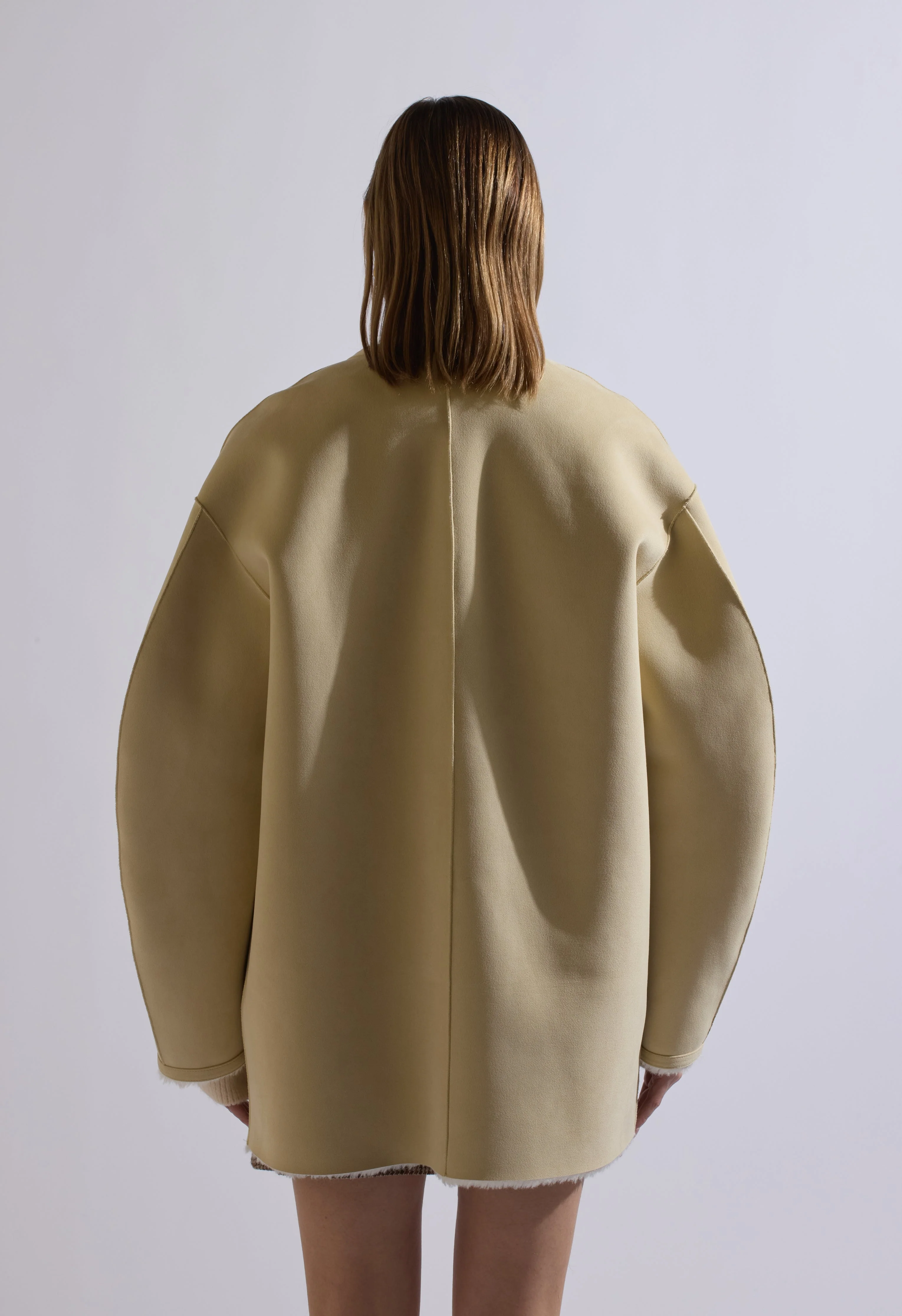 The NKC Store Rose Reversible Shearling Jacket - Image 7