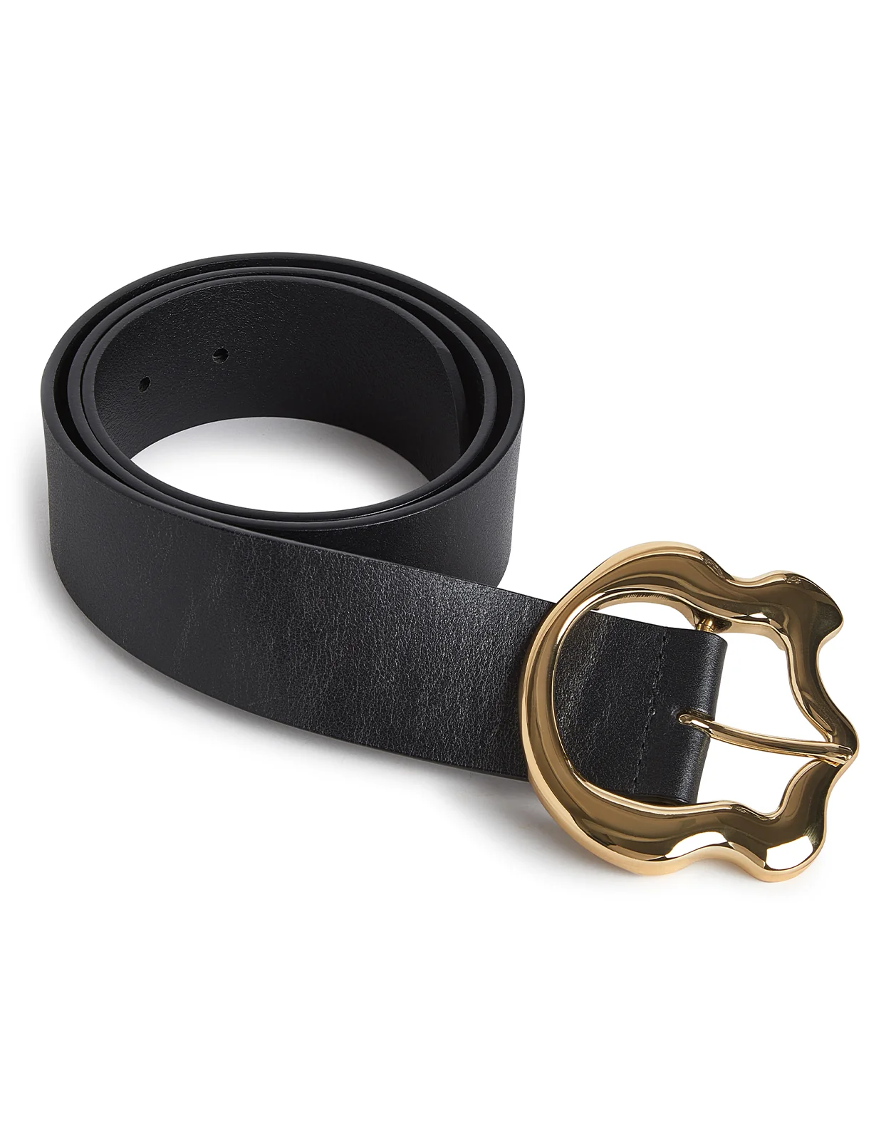 Cynthia Rowley Signature Buckle Belt - Black