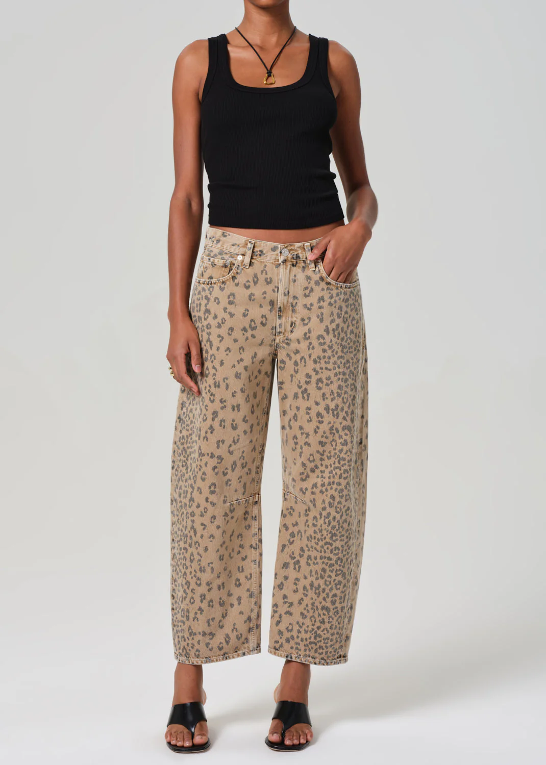 Citizens of Humanity Miro Jean - Natural Cheetah - Image 3