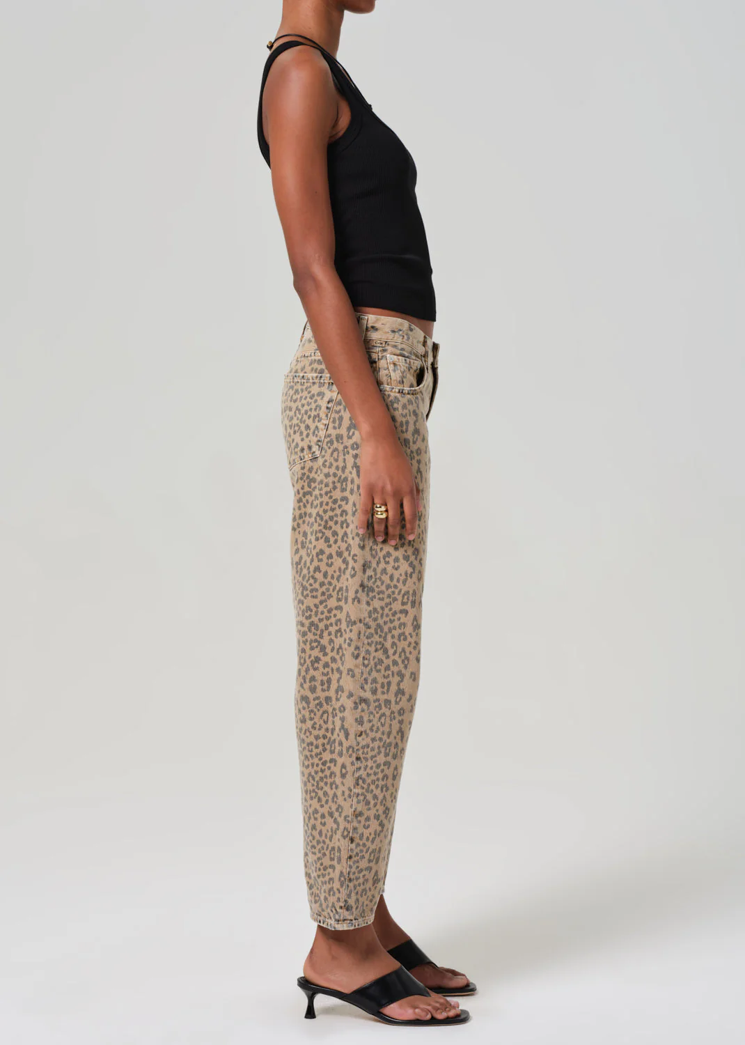 Citizens of Humanity Miro Jean - Natural Cheetah - Image 4