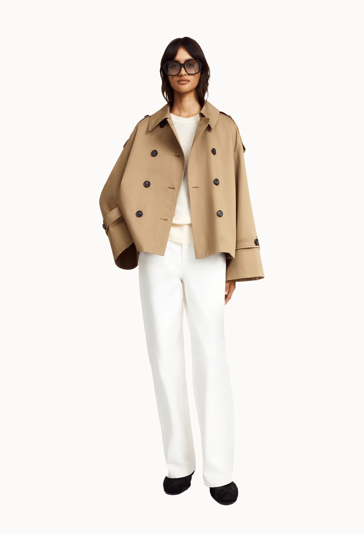 By Malene Birger Alisandra Trench Coat - Fossil - Image 2