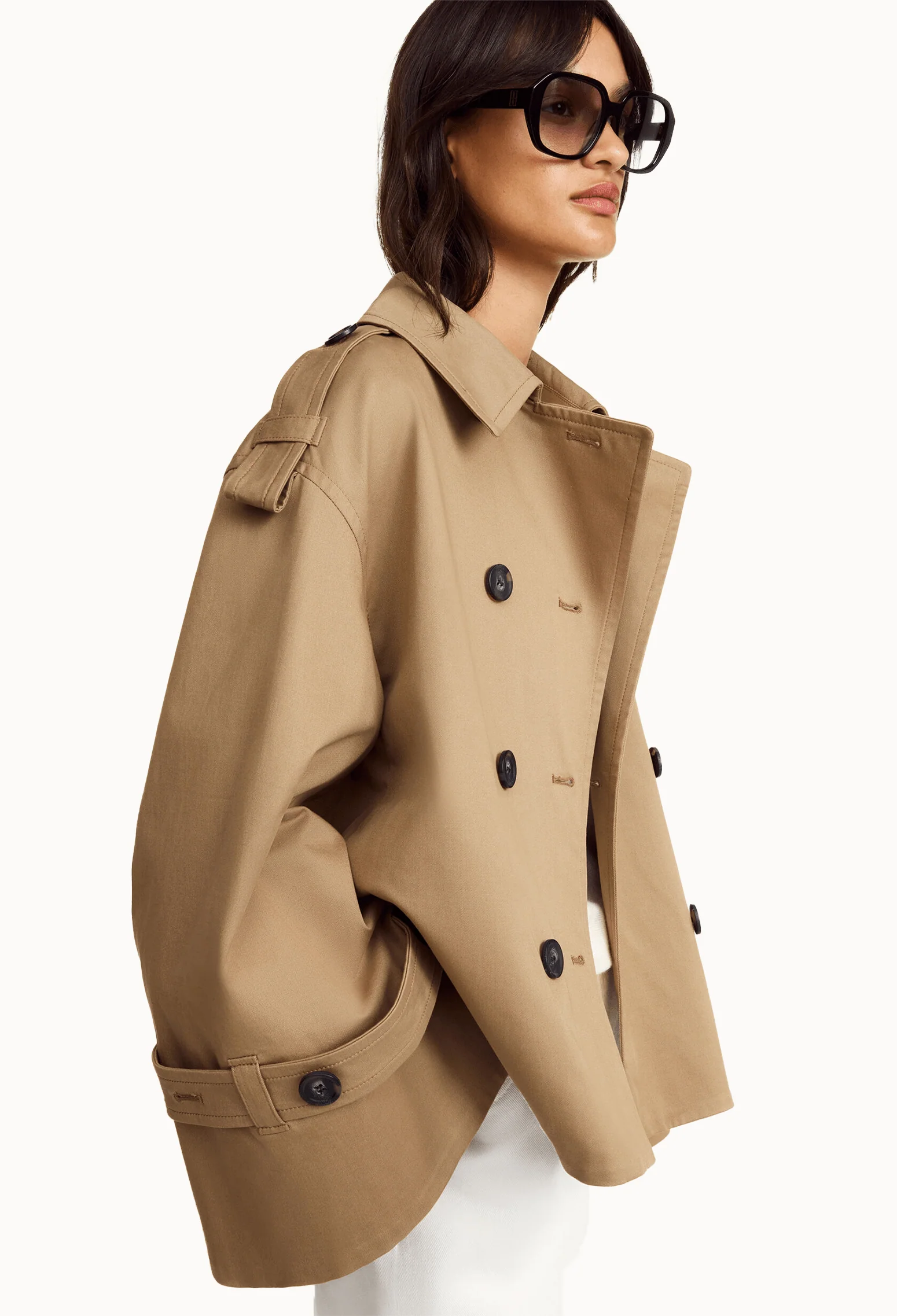 By Malene Birger Alisandra Trench Coat - Fossil - Image 3
