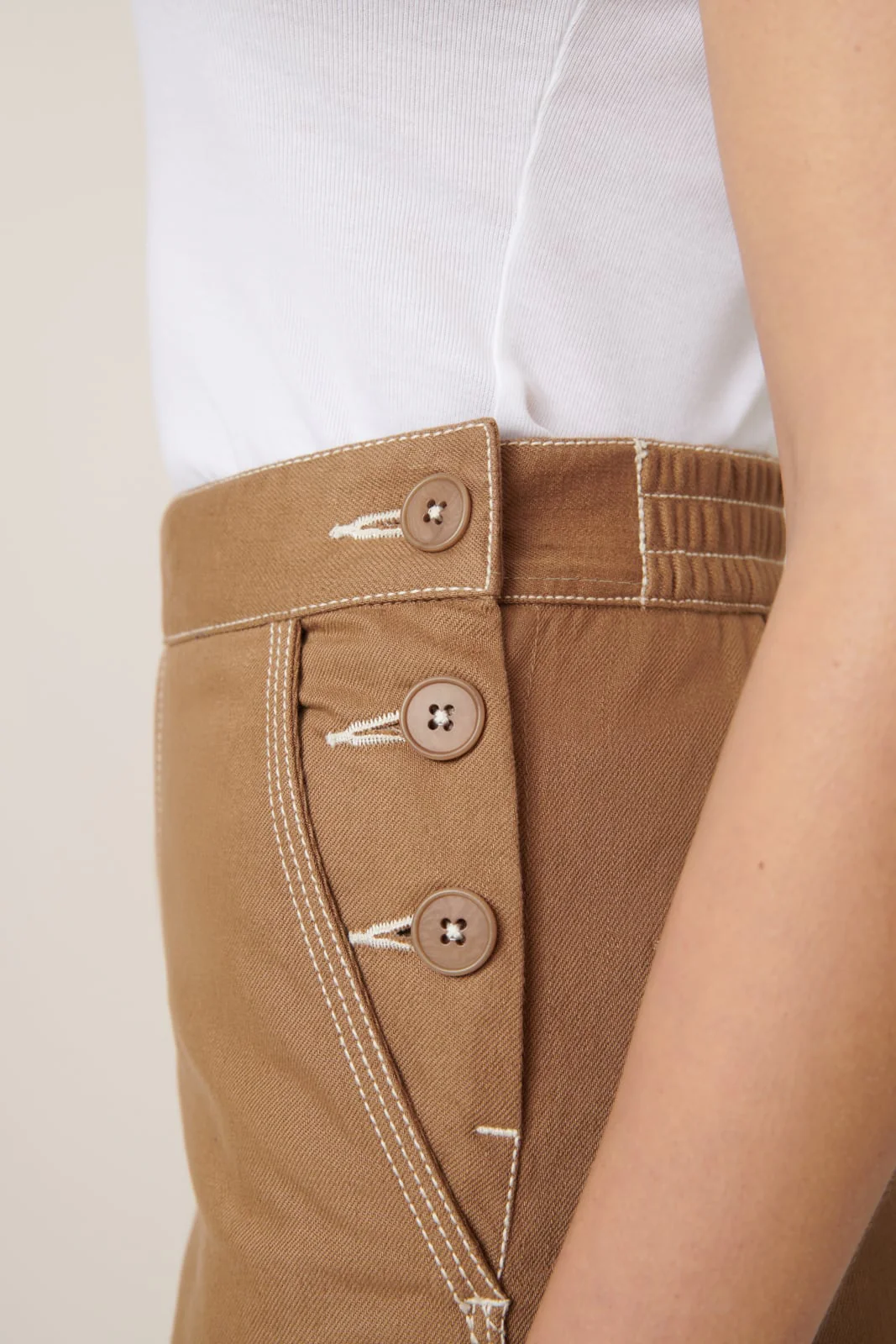 Kowtow Dungaree Jeans - Earth - Image 2