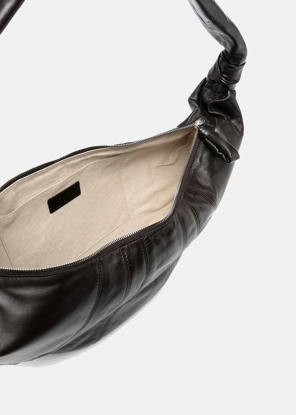 Lemaire Large Croissant Bag - Dark Chocolate - Image 5
