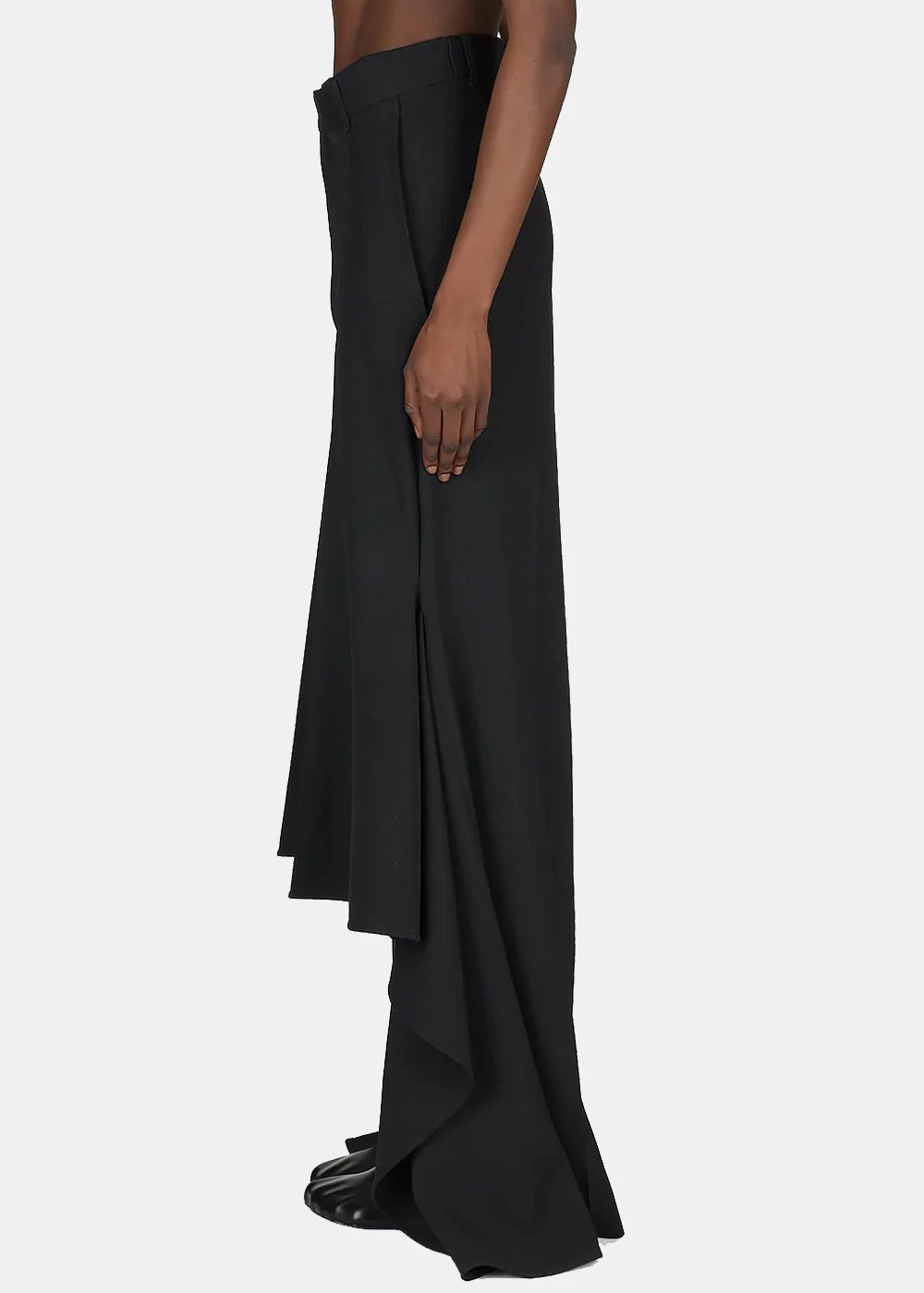 Balenciaga Deconstructed Godet Skirt - Black - Image 4