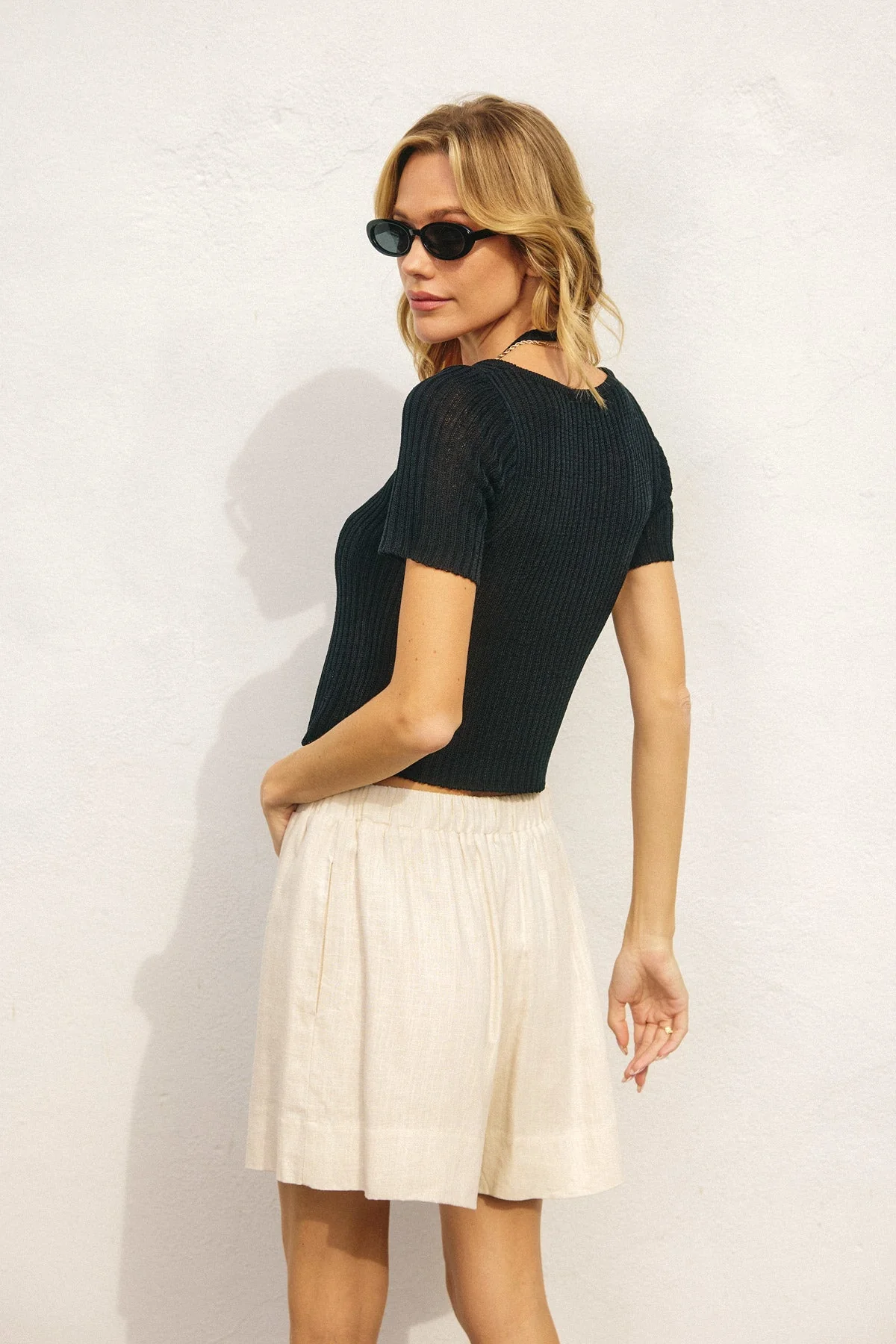 Azalea Marlowe Knit Top - Image 5