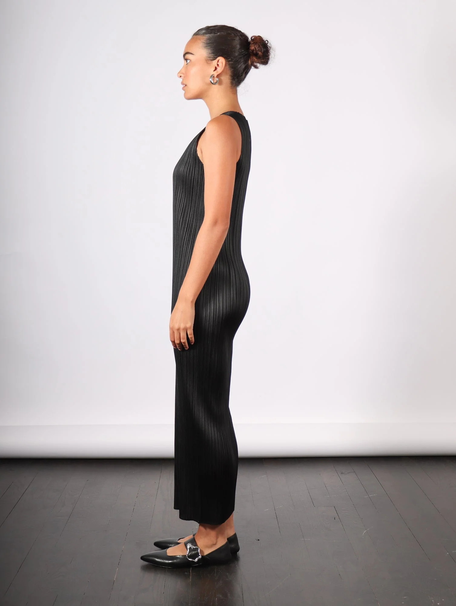 Pleats Please by Issey Miyake Basics Dress - Black - Image 3