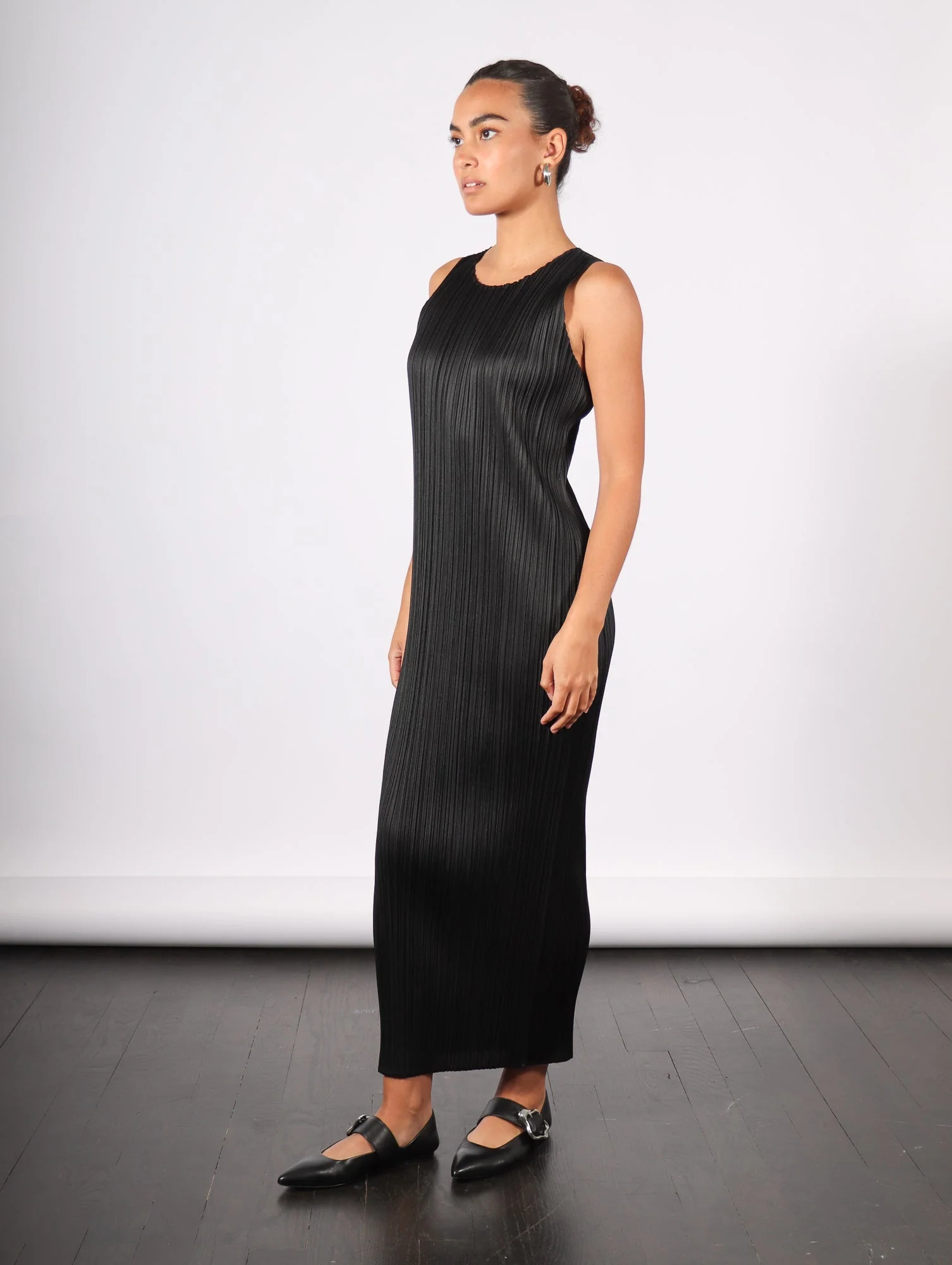 Pleats Please by Issey Miyake Basics Dress - Black - Image 5