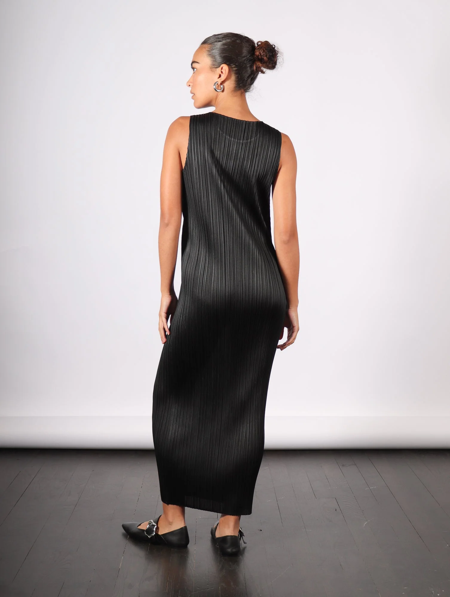 Pleats Please by Issey Miyake Basics Dress - Black - Image 7