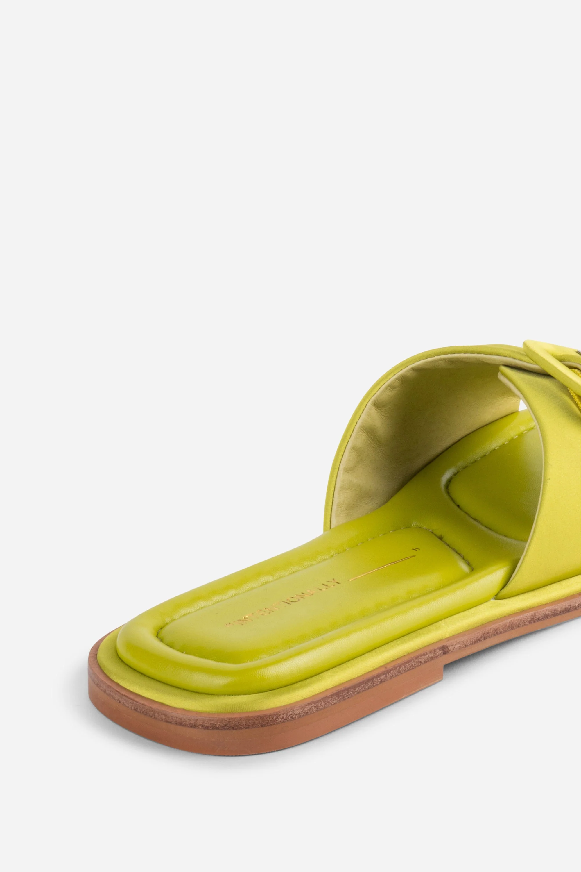 Intentionally __________ Astrid Square Toe Sandal - Lime/Black/Fuchsia - Image 5