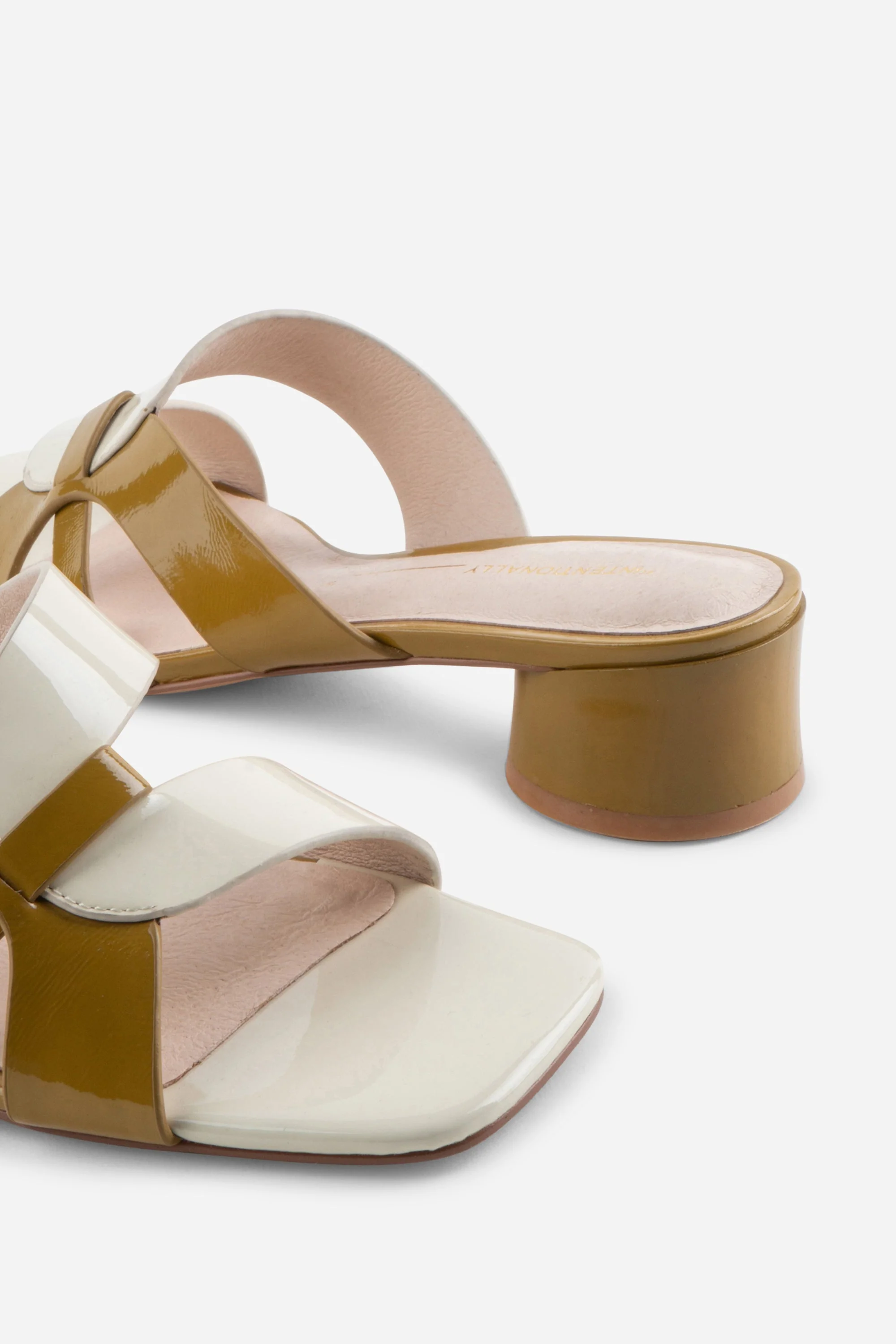 "INTENTIONALLY __________." Beatrix Heeled Sandal - Mustard Combo - Image 10