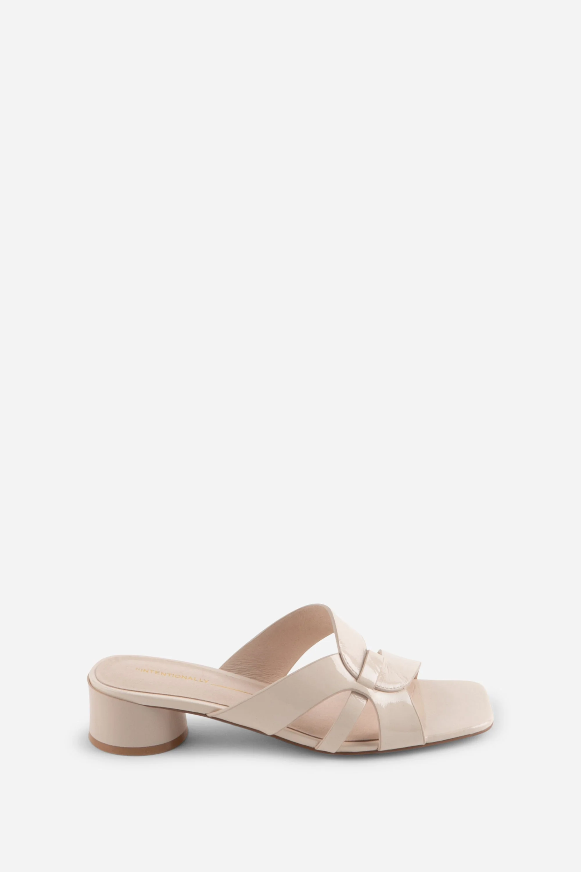 "INTENTIONALLY __________." Beatrix Heeled Sandal - Mustard Combo - Image 5