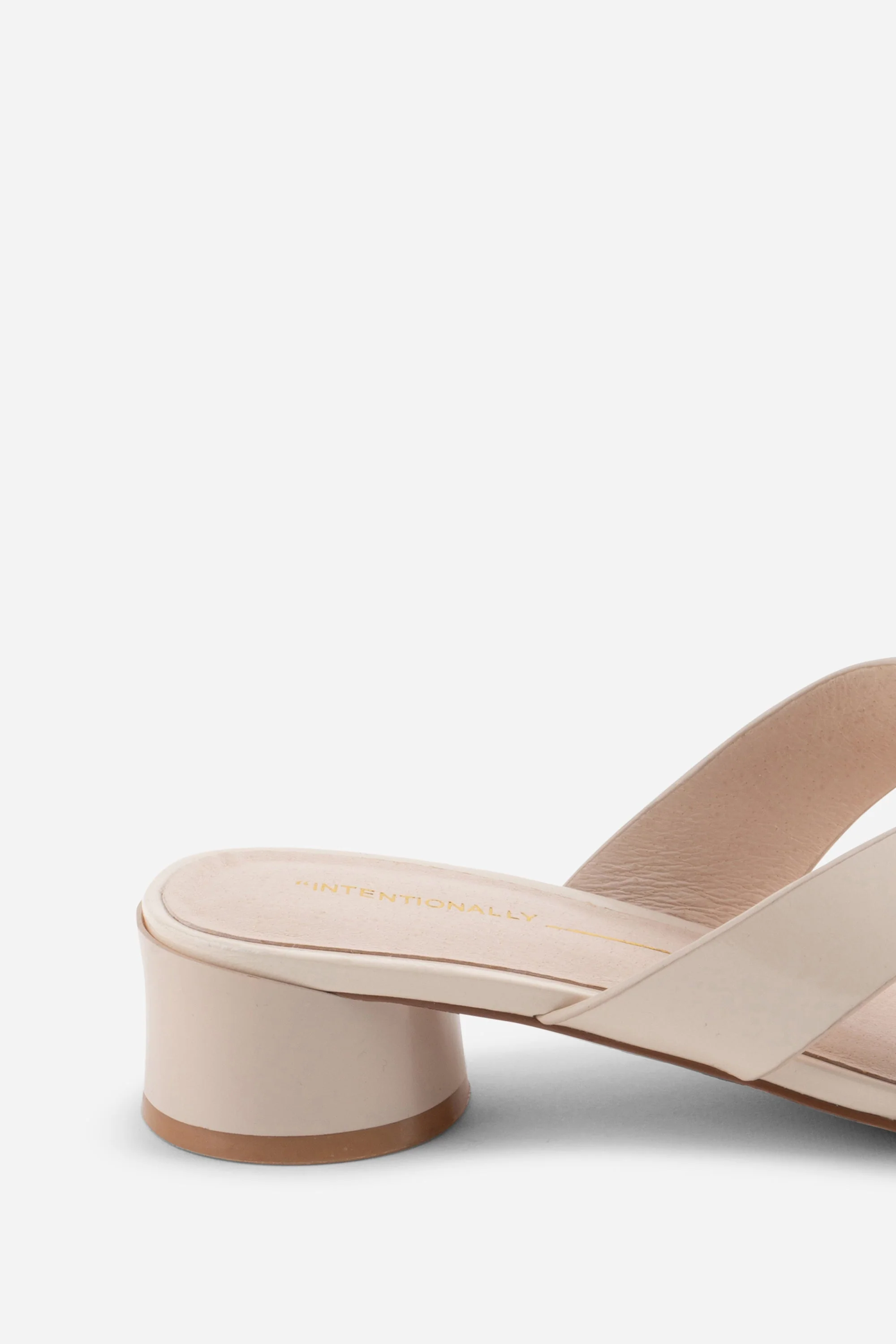 "INTENTIONALLY __________." Beatrix Heeled Sandal - Mustard Combo - Image 6