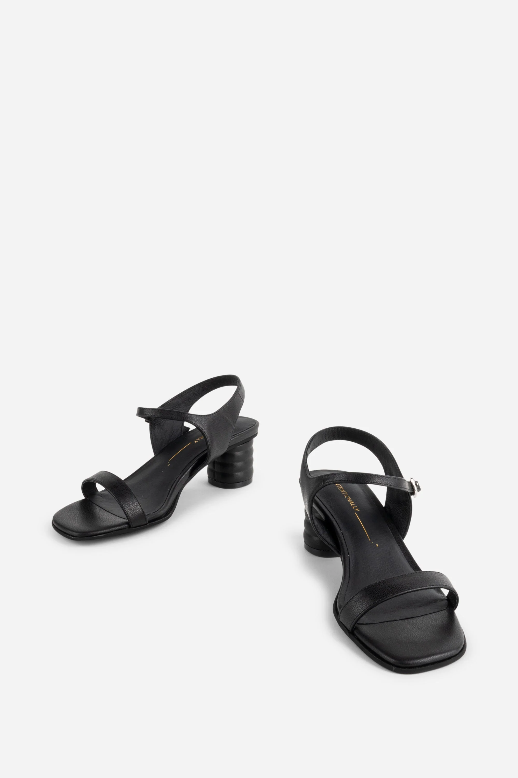 "INTENTIONALLY __________." OPINION Heel - Black/LEMON - Image 3