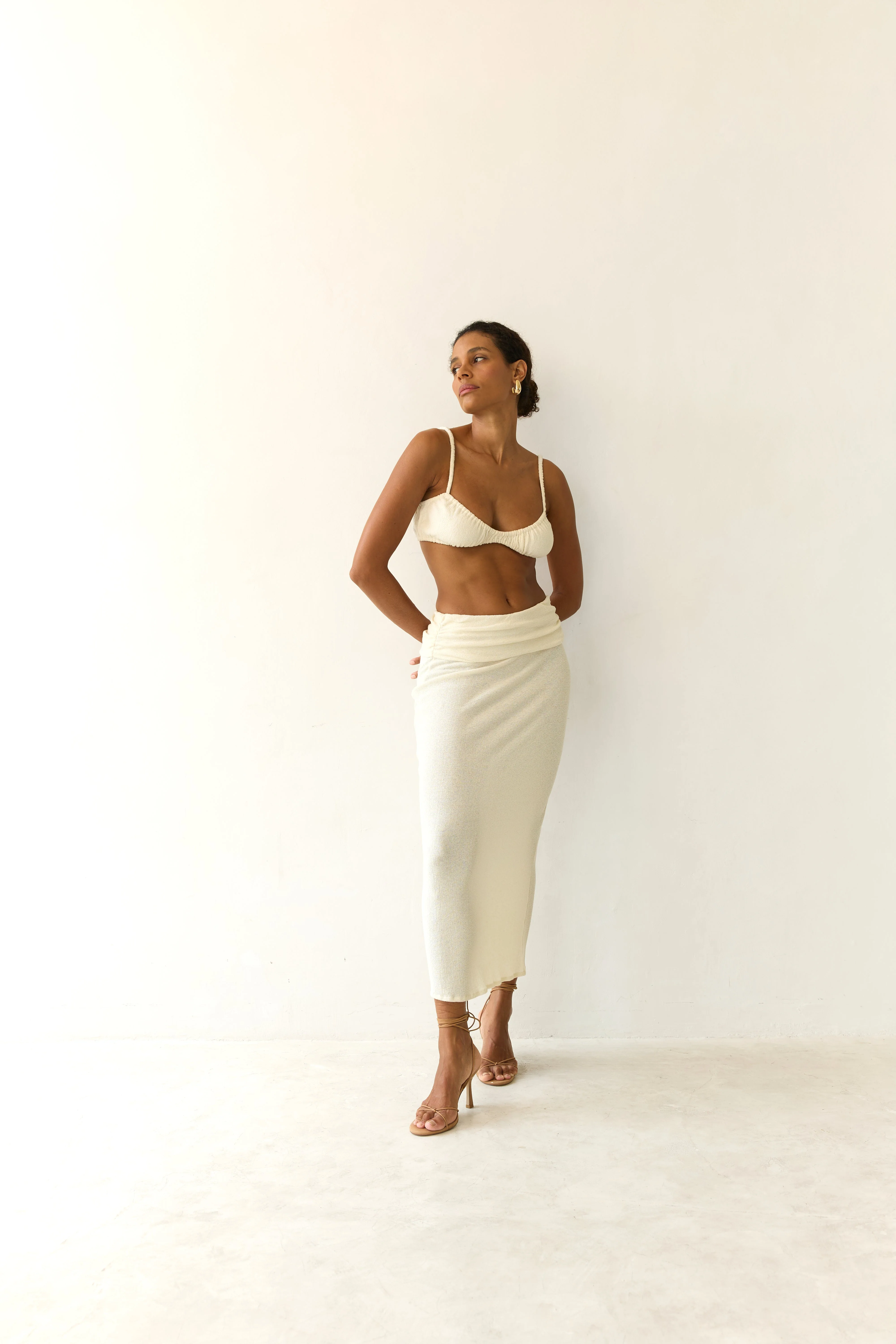 BAHHGOOSE Sabi Skirt - Crme - Image 2