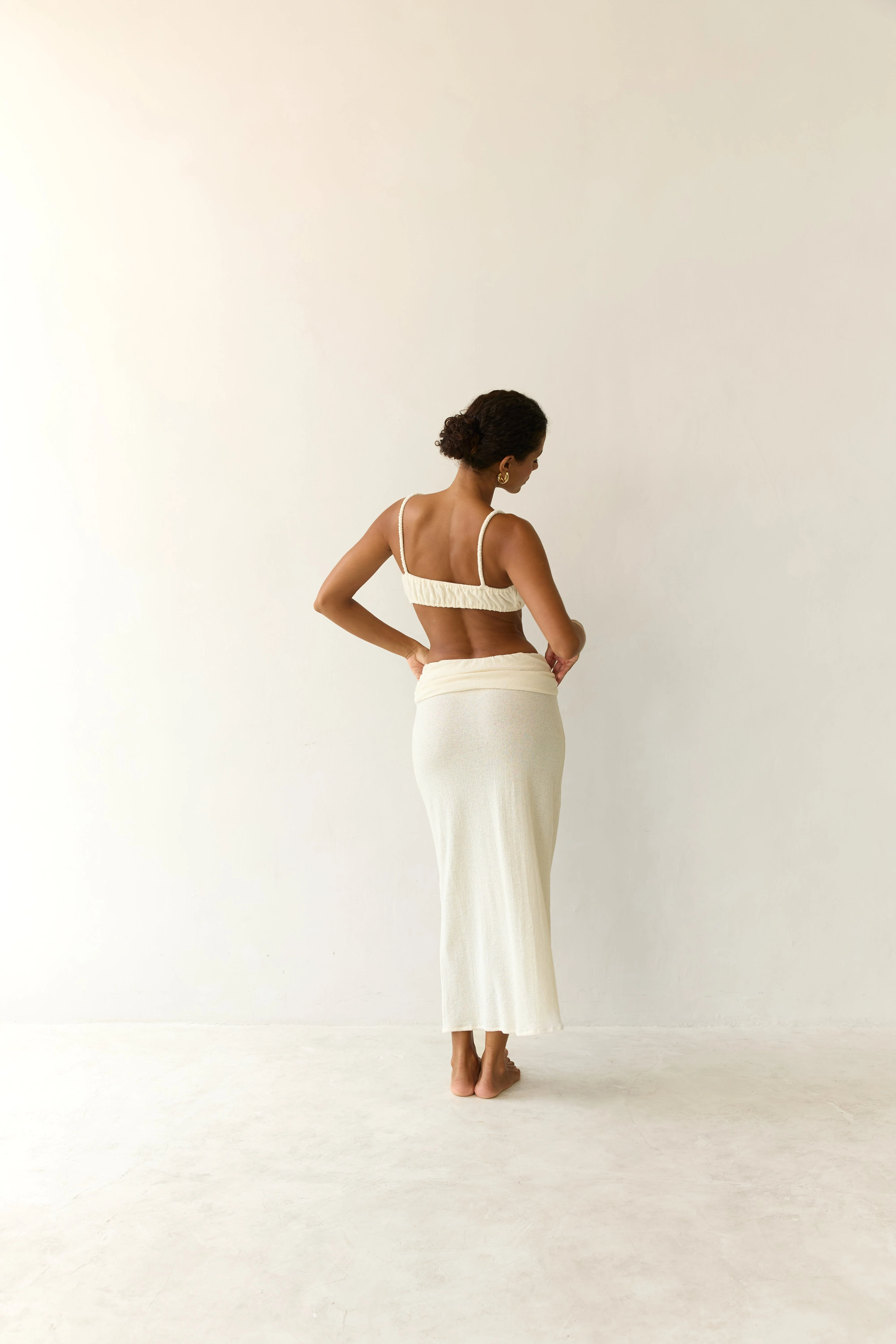 BAHHGOOSE Sabi Skirt - Crme - Image 4