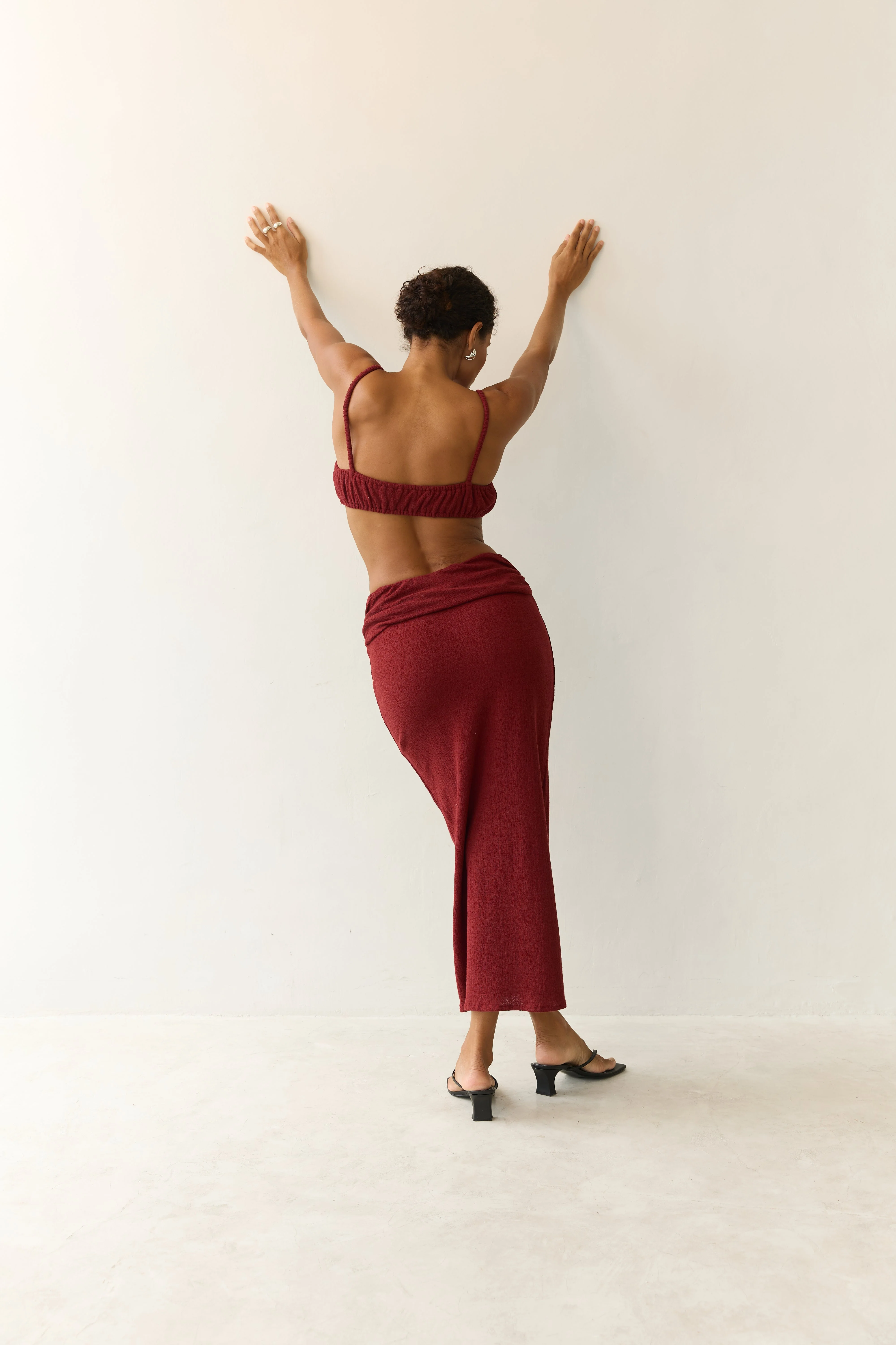 BAHHGOOSE Sabi Skirt - Matcha - Image 2