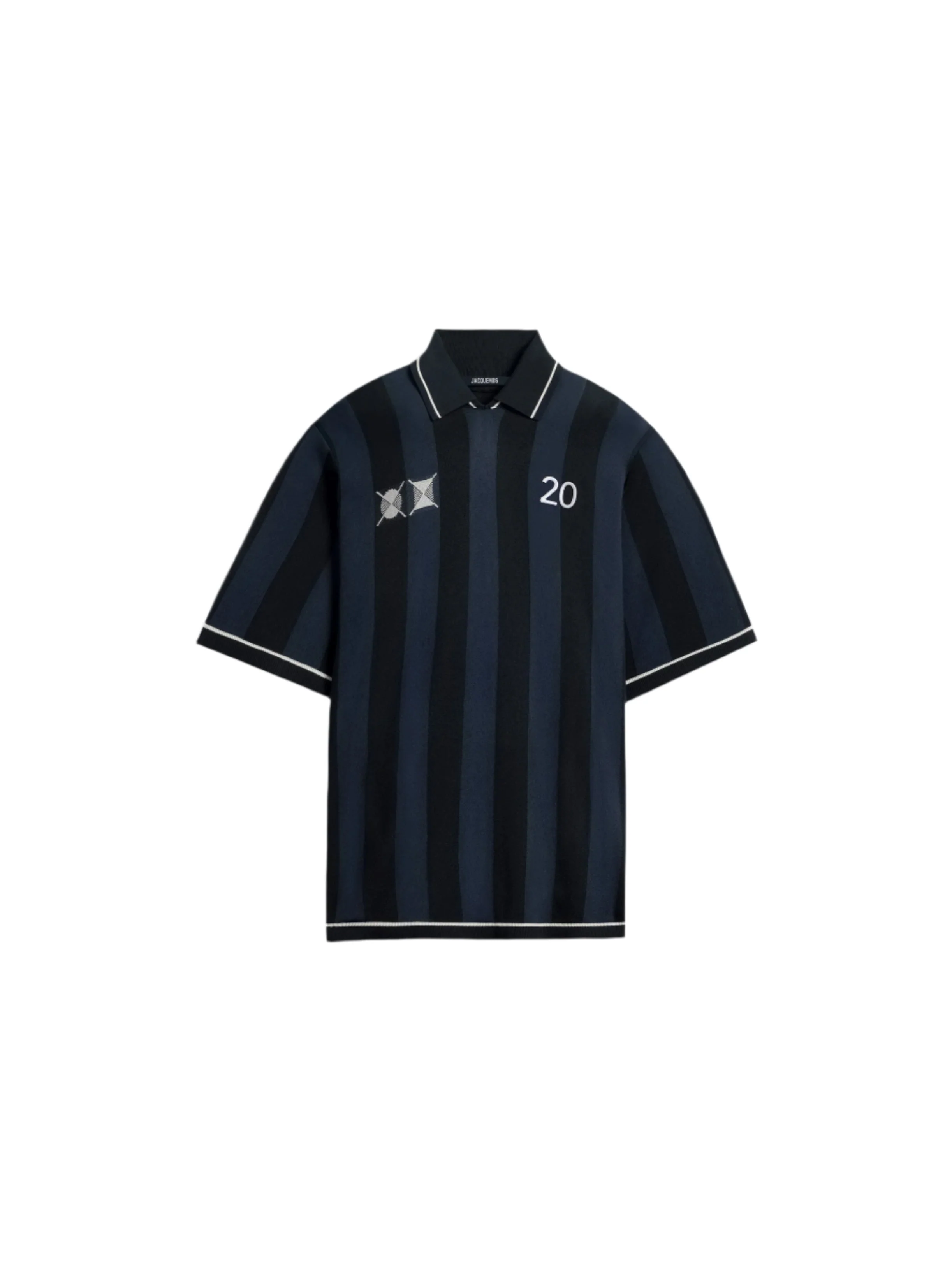 Jacquemus Jacquard Polo Shirt - Dark Navy