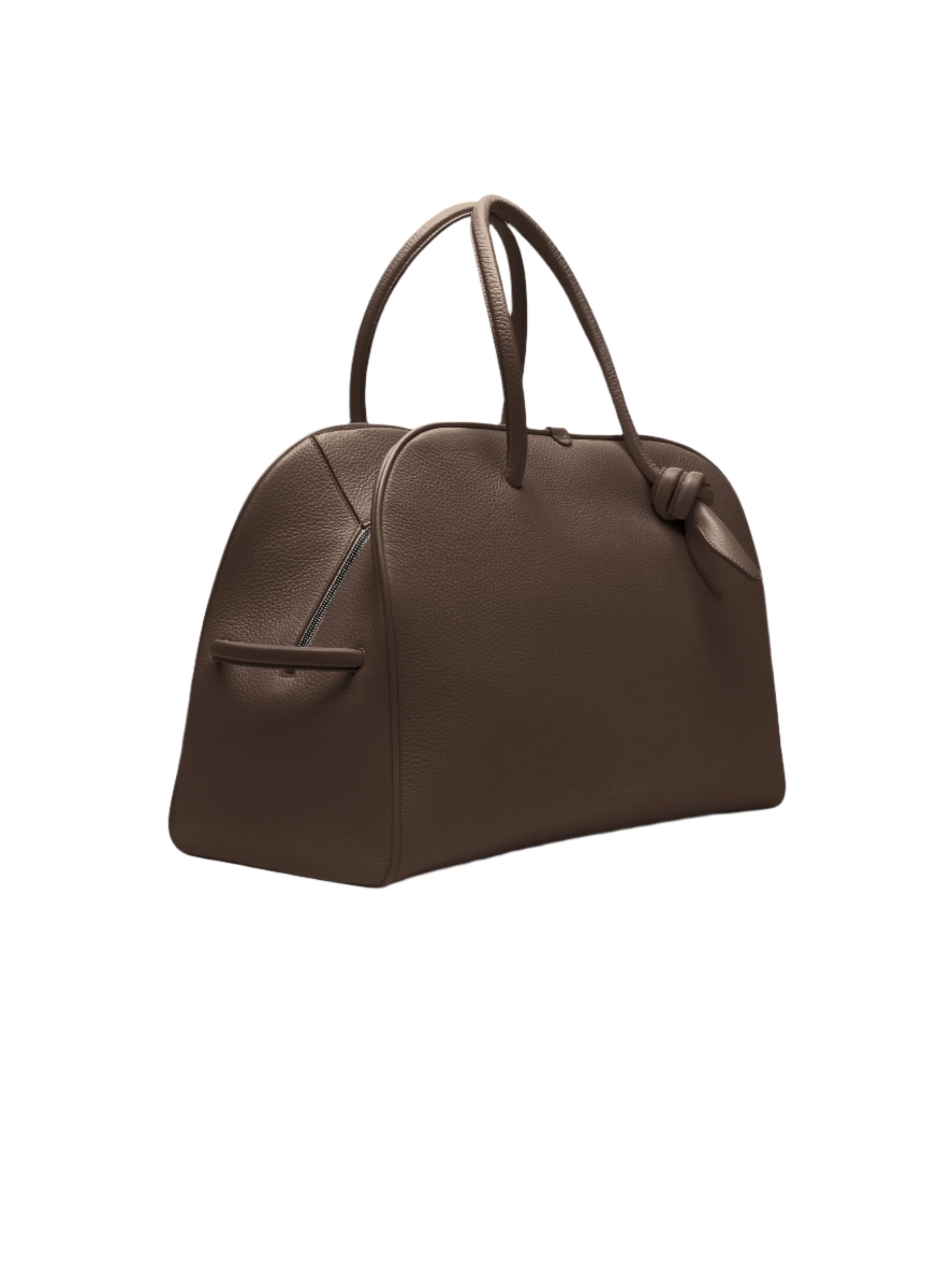 Jacquemus Large Soft Bowling Bag - Dark Brown - Image 2