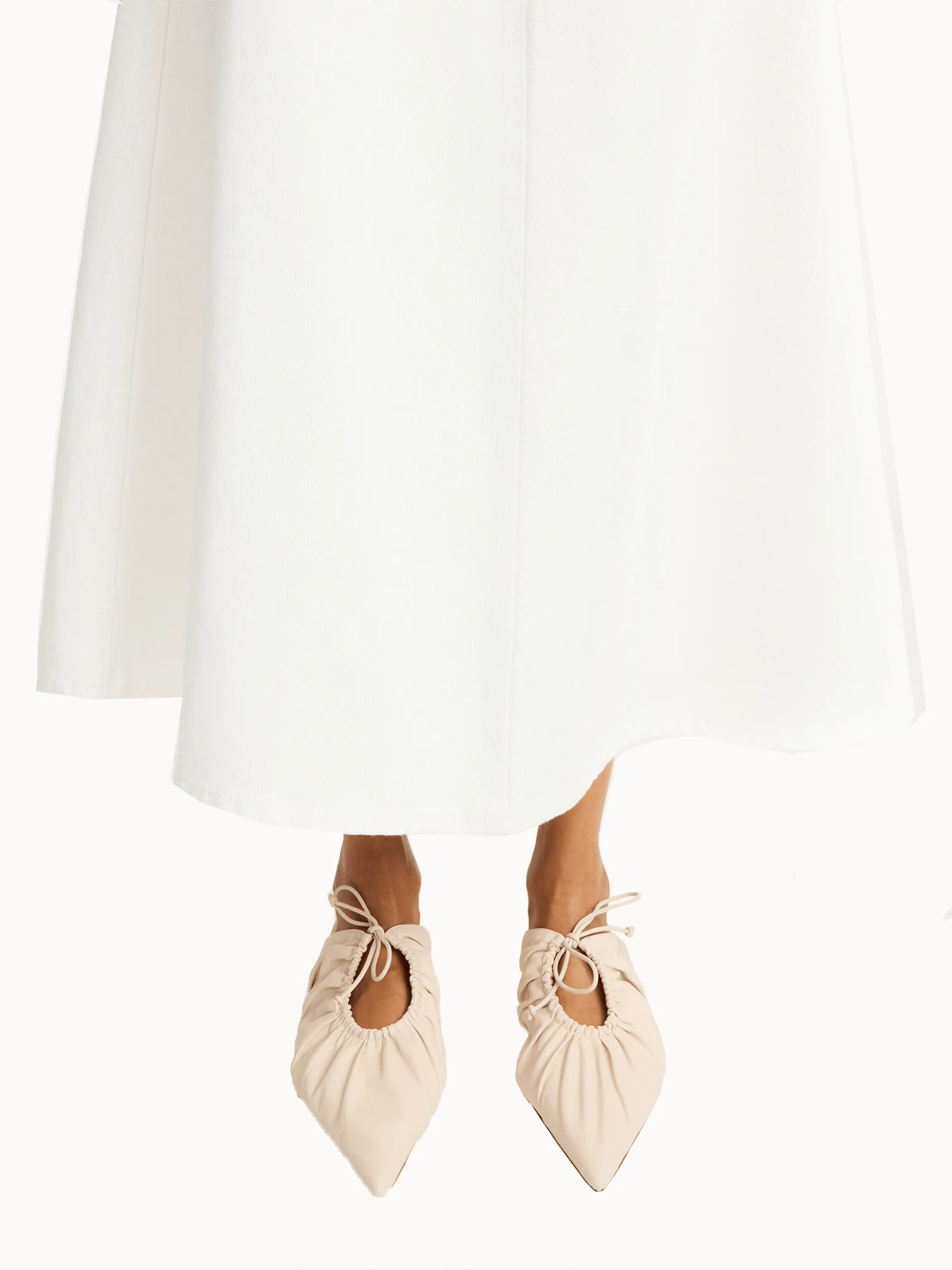 By Malene Birger Masey Leather Mules - Light Sand - Image 3