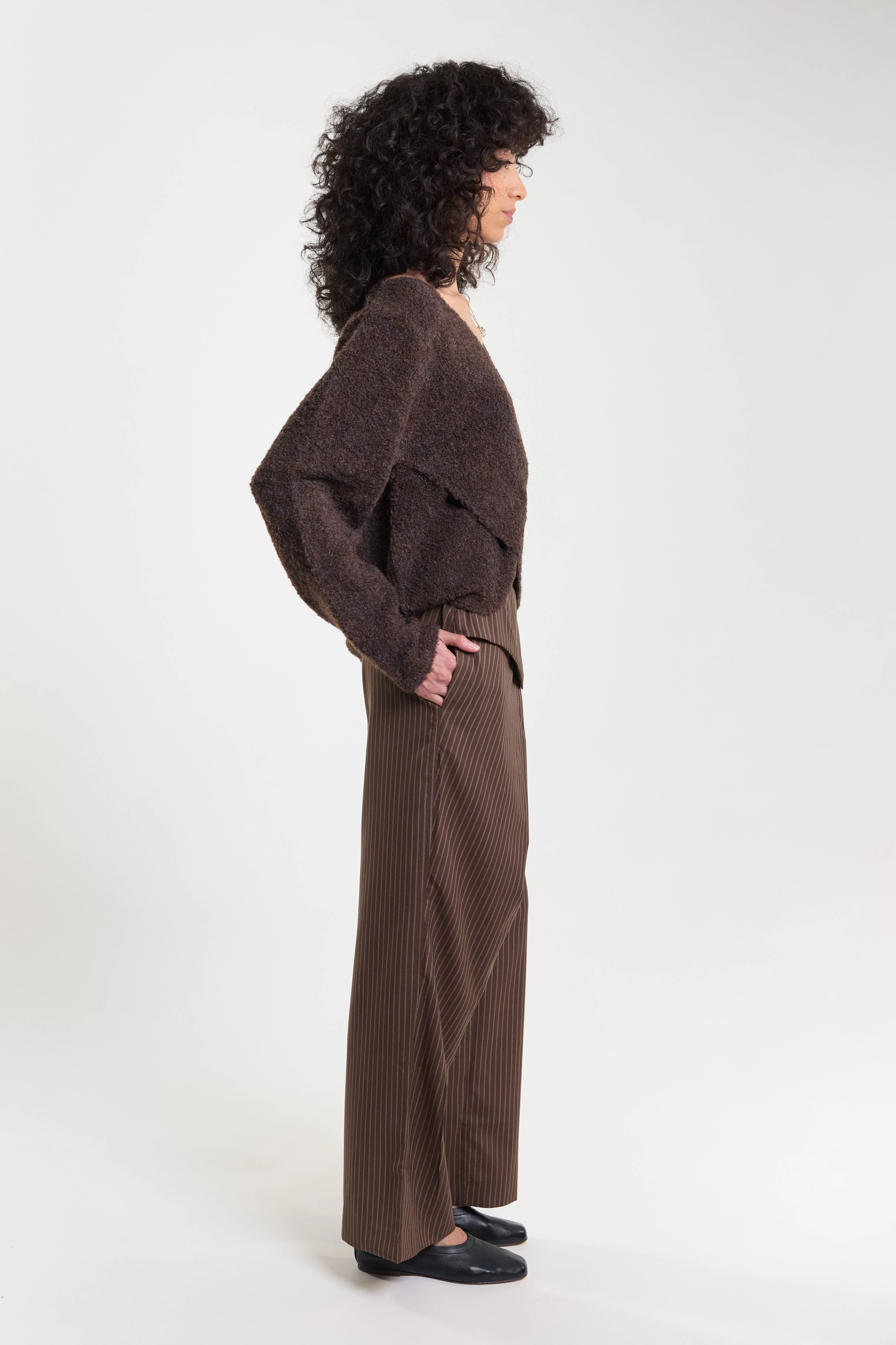 Deiji Studios Crossover Top - Brown Multi - Image 2