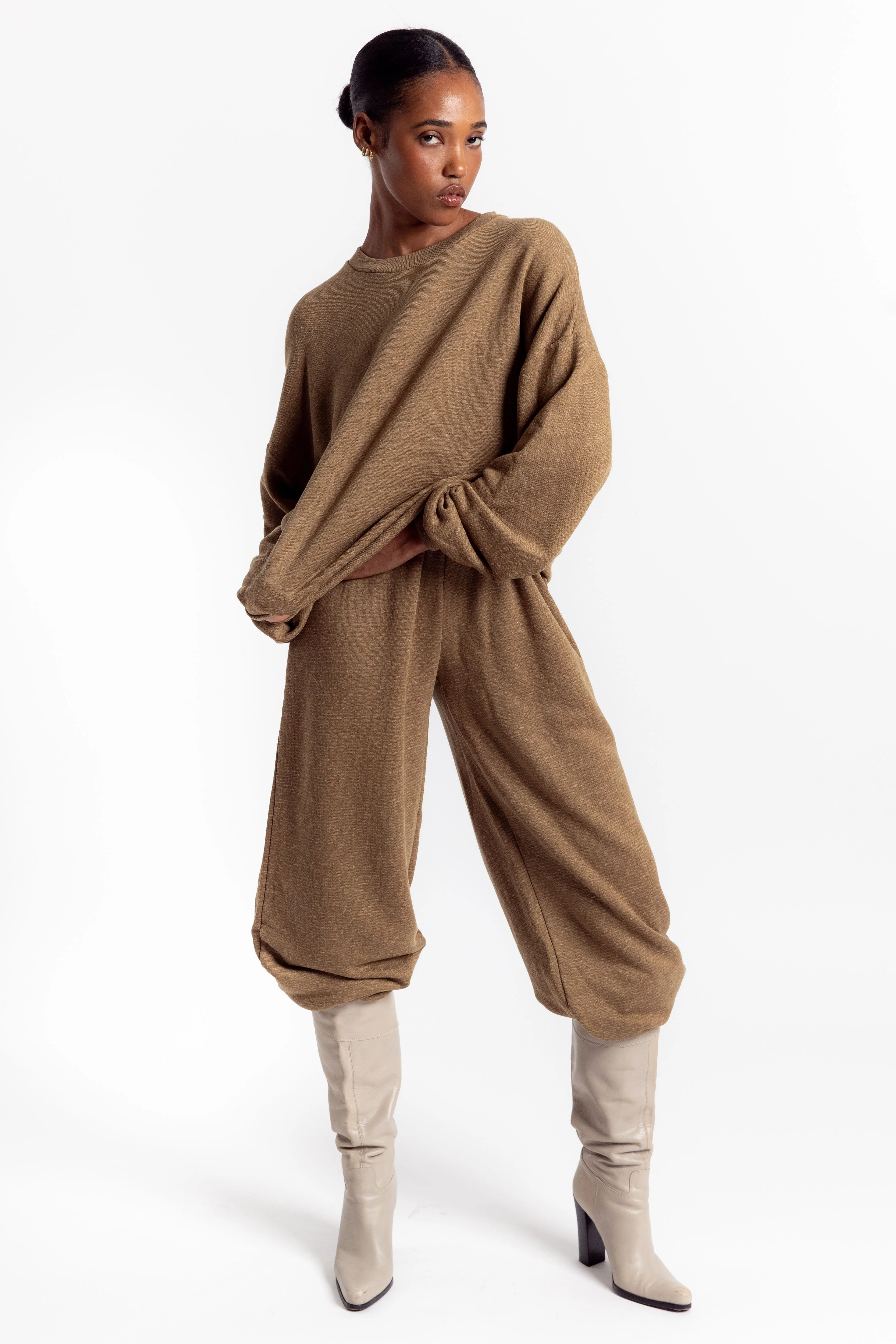 Baserange Ran Pants - Stone Green - Image 2