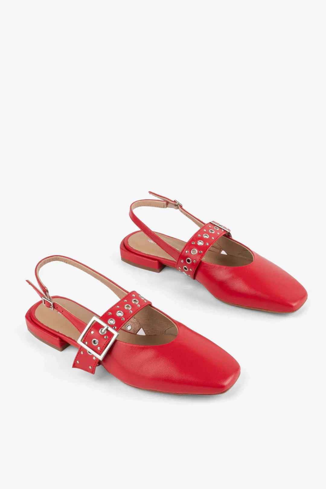 "INTENTIONALLY __________." Pearl Slingback - Cherry - Image 3