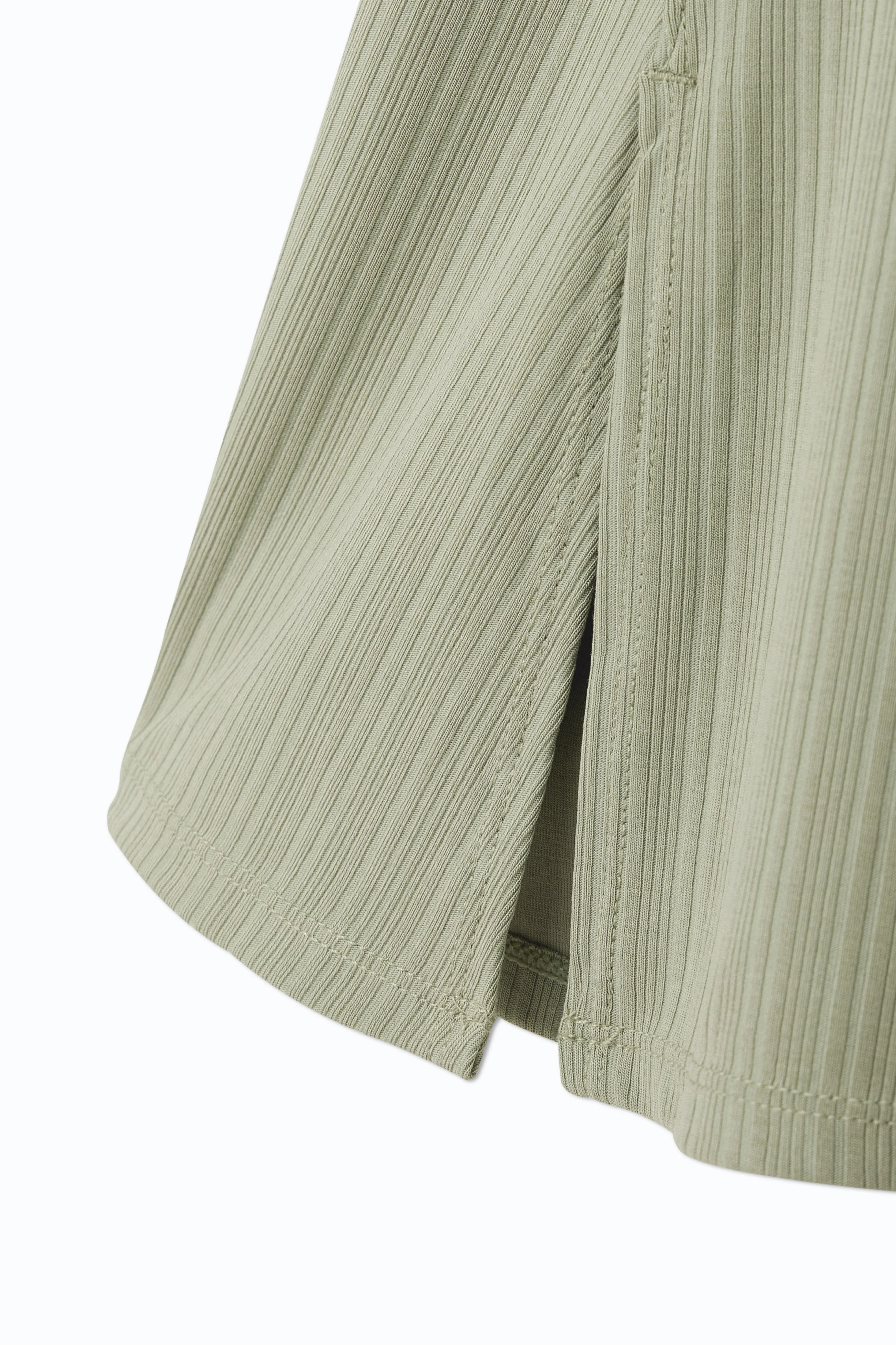 HUNDR. Textured Ribbed Flared Pants - Image 5