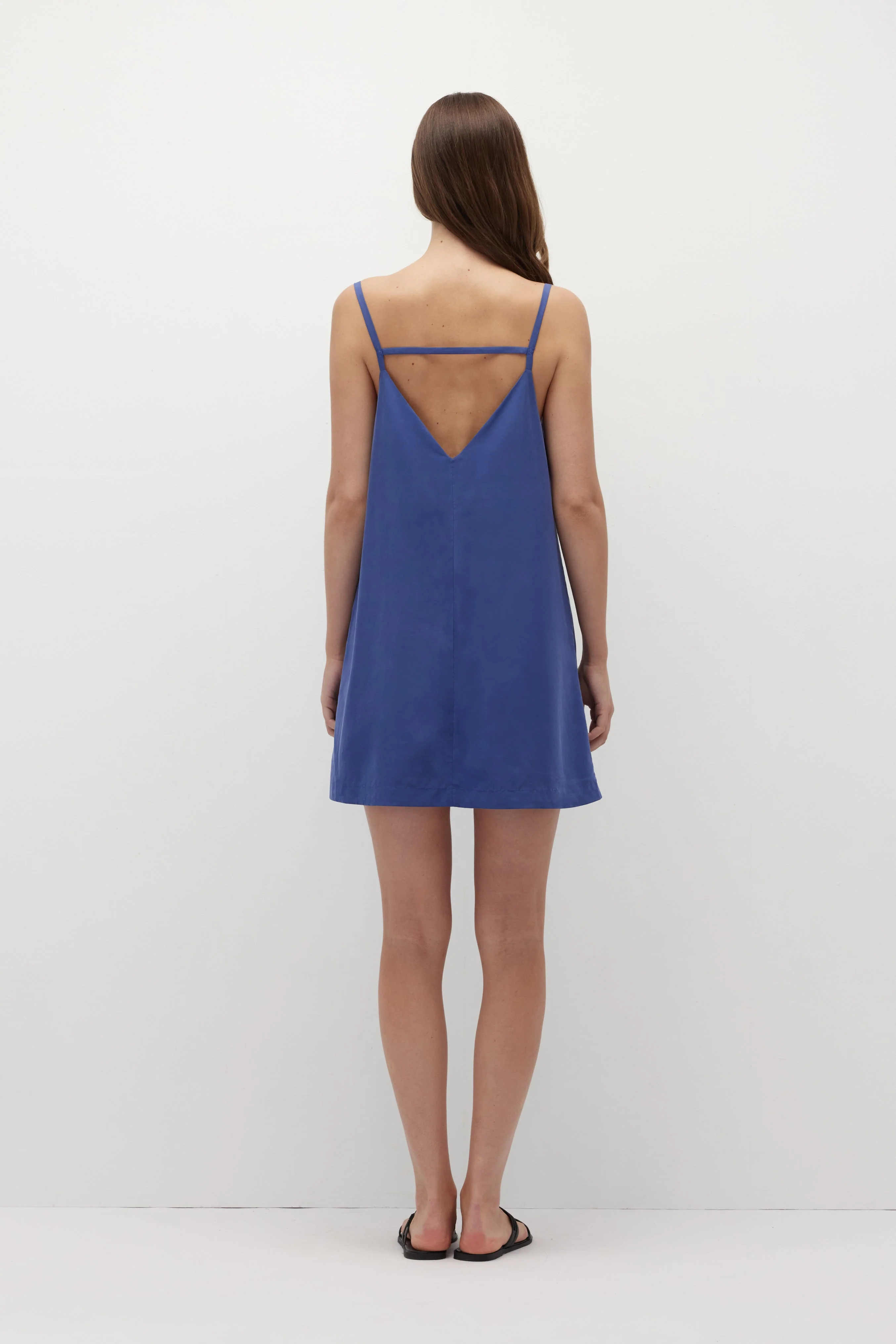HUNDR. Silky Matte Spaghetti Strap Dress - Image 4
