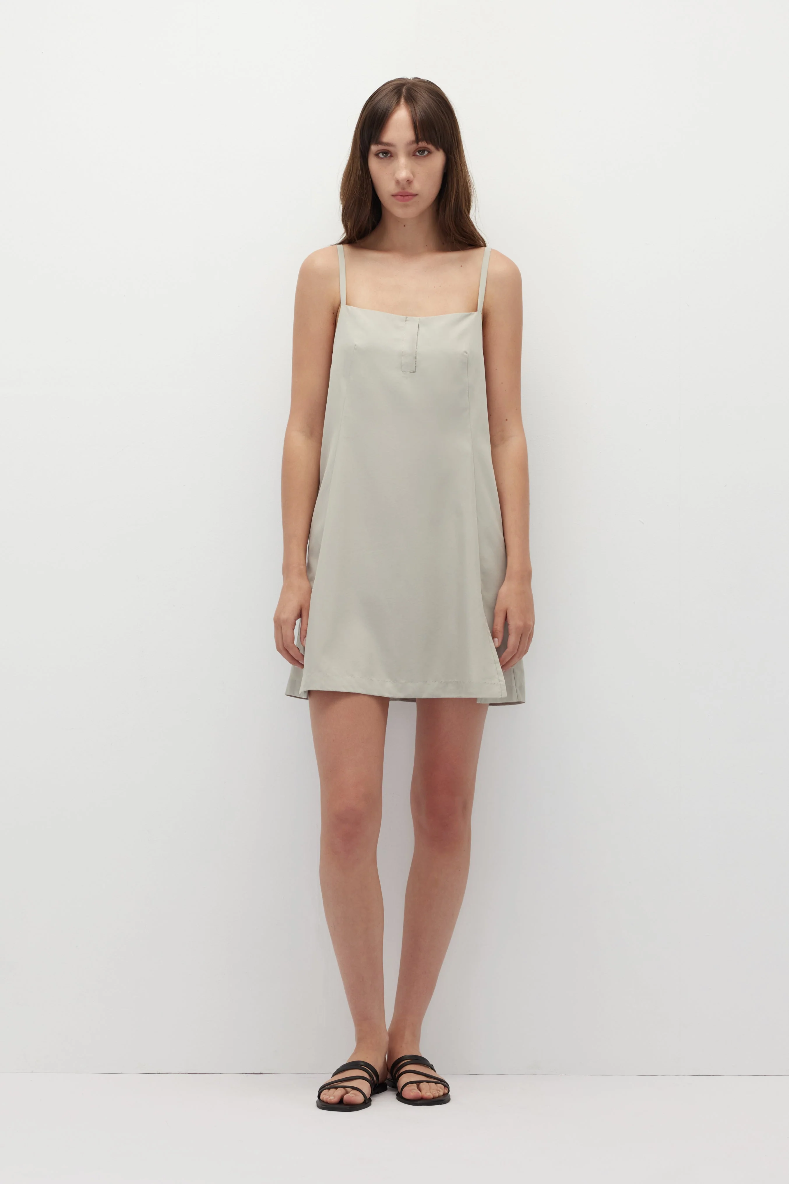 HUNDR. Silky Matte Spaghetti Strap Dress - Image 7