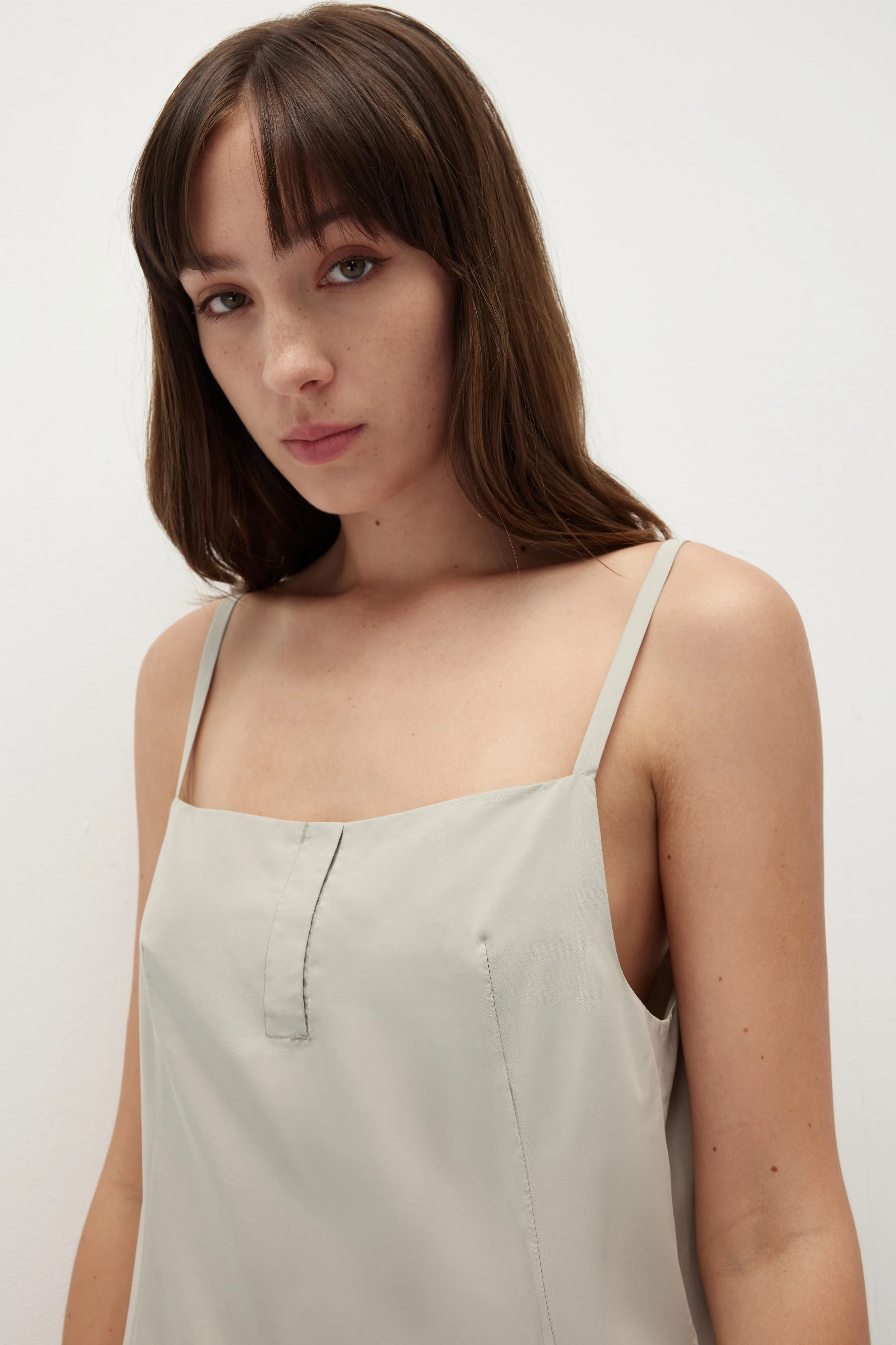 HUNDR. Silky Matte Spaghetti Strap Dress - Image 9