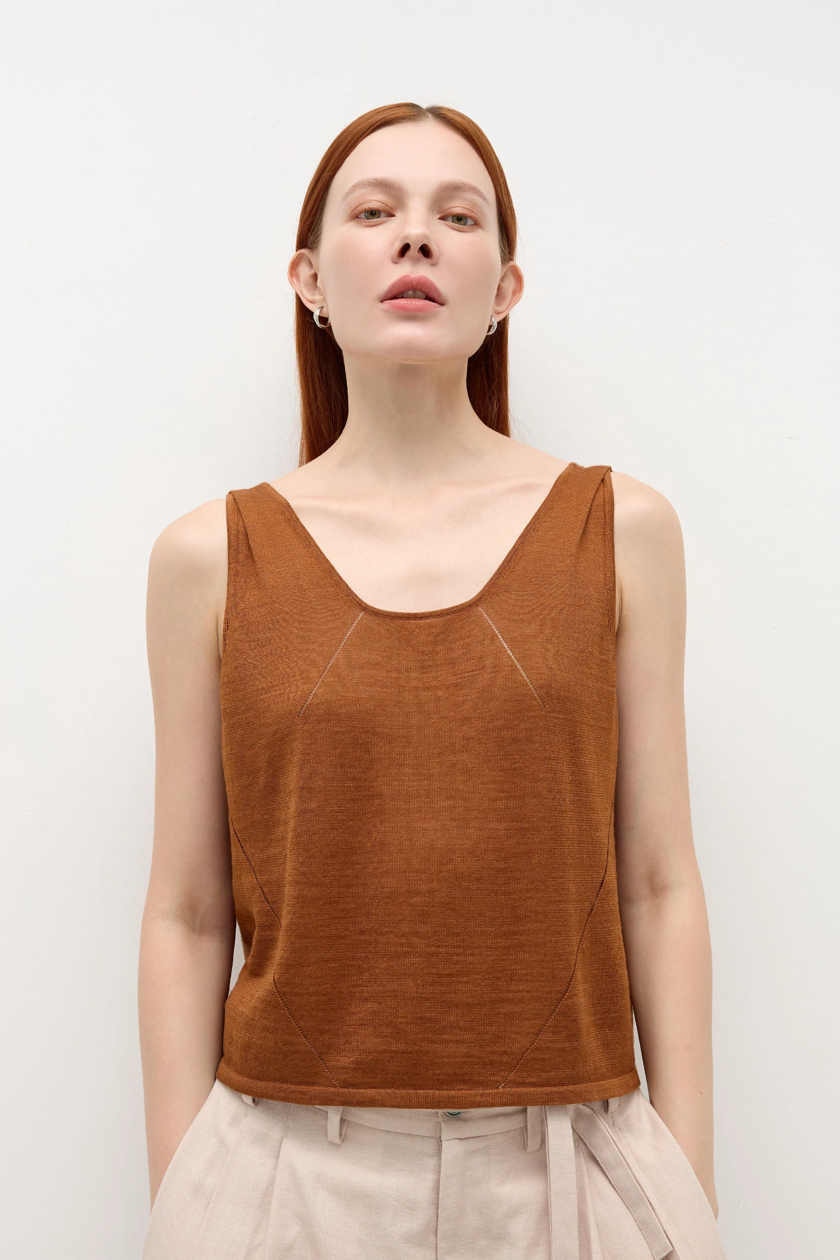 HUNDR. Shoulder Pleated Vest - Image 5