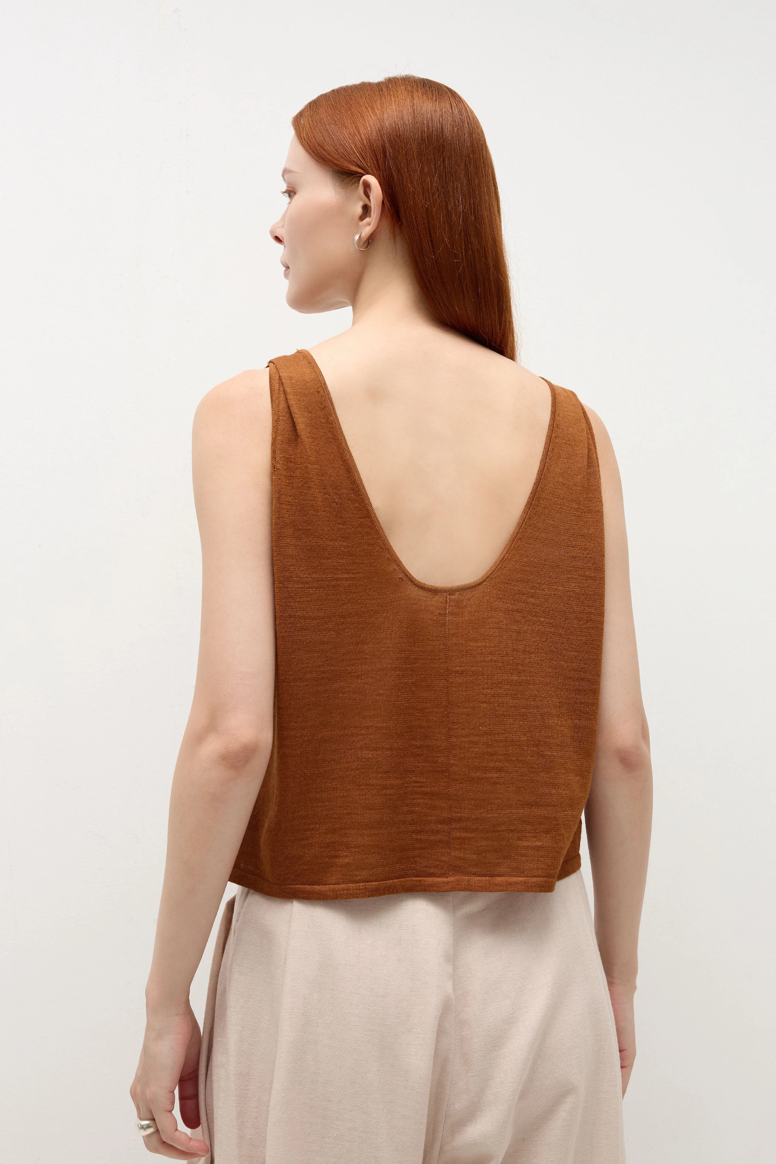HUNDR. Shoulder Pleated Vest - Image 7